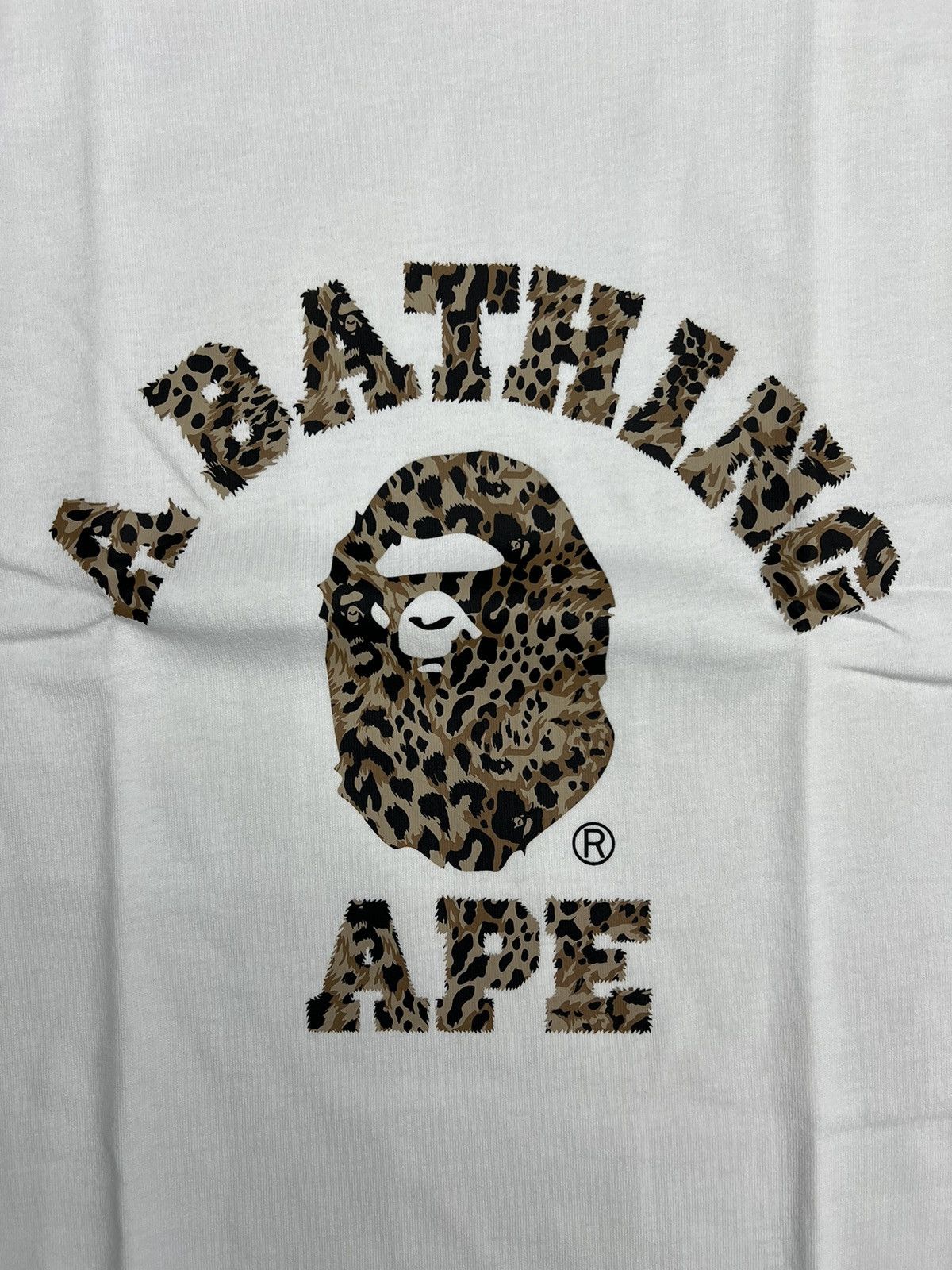 Bape Bape Wild Leopard College T-Shirt (3XL) Size US XXL / EU 58 / 5 - 2 Thumbnail