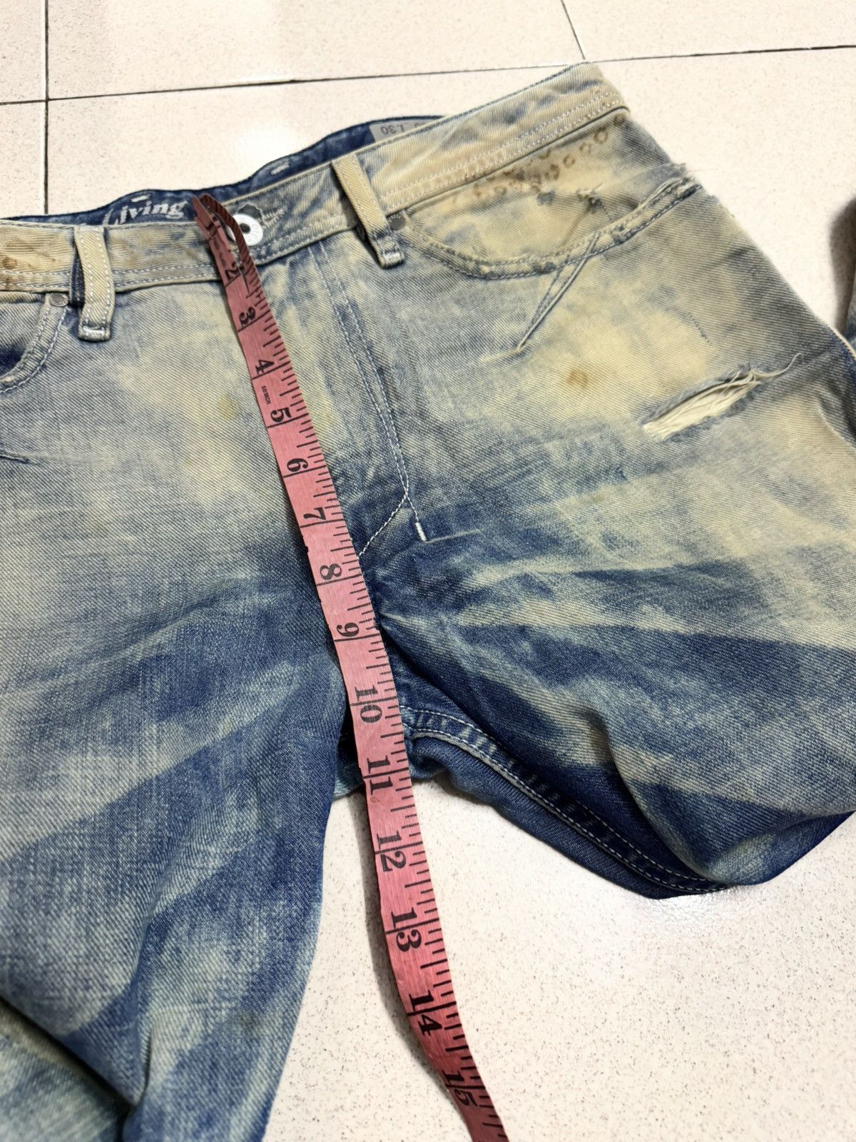Diesel DIESEL SAFADO WASHED DISTRESSED JEANS Size US 34 / EU 50 - 13 Thumbnail