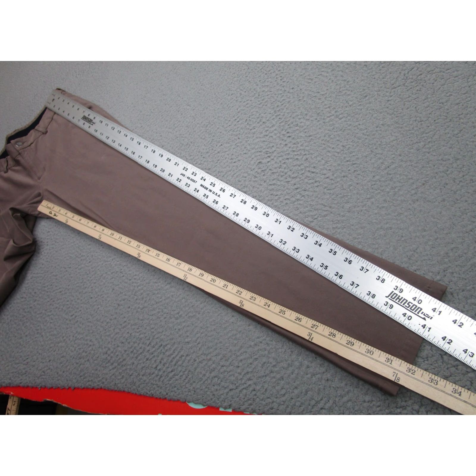 KJUS KJUS Imani 5 Pocket Pants Womens Medium Brown Slim Fit Golf Stretch Chino Size 32" / US 10 / IT 46 - 3 Thumbnail