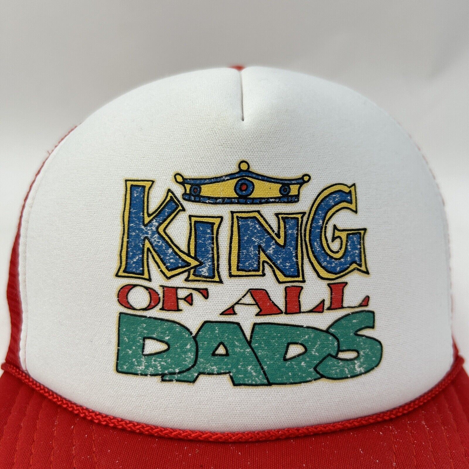 Vintage Vintage 80’s “King of All Dad’s” Snapback Trucker Hat 2024 Size ONE SIZE - 2 Thumbnail