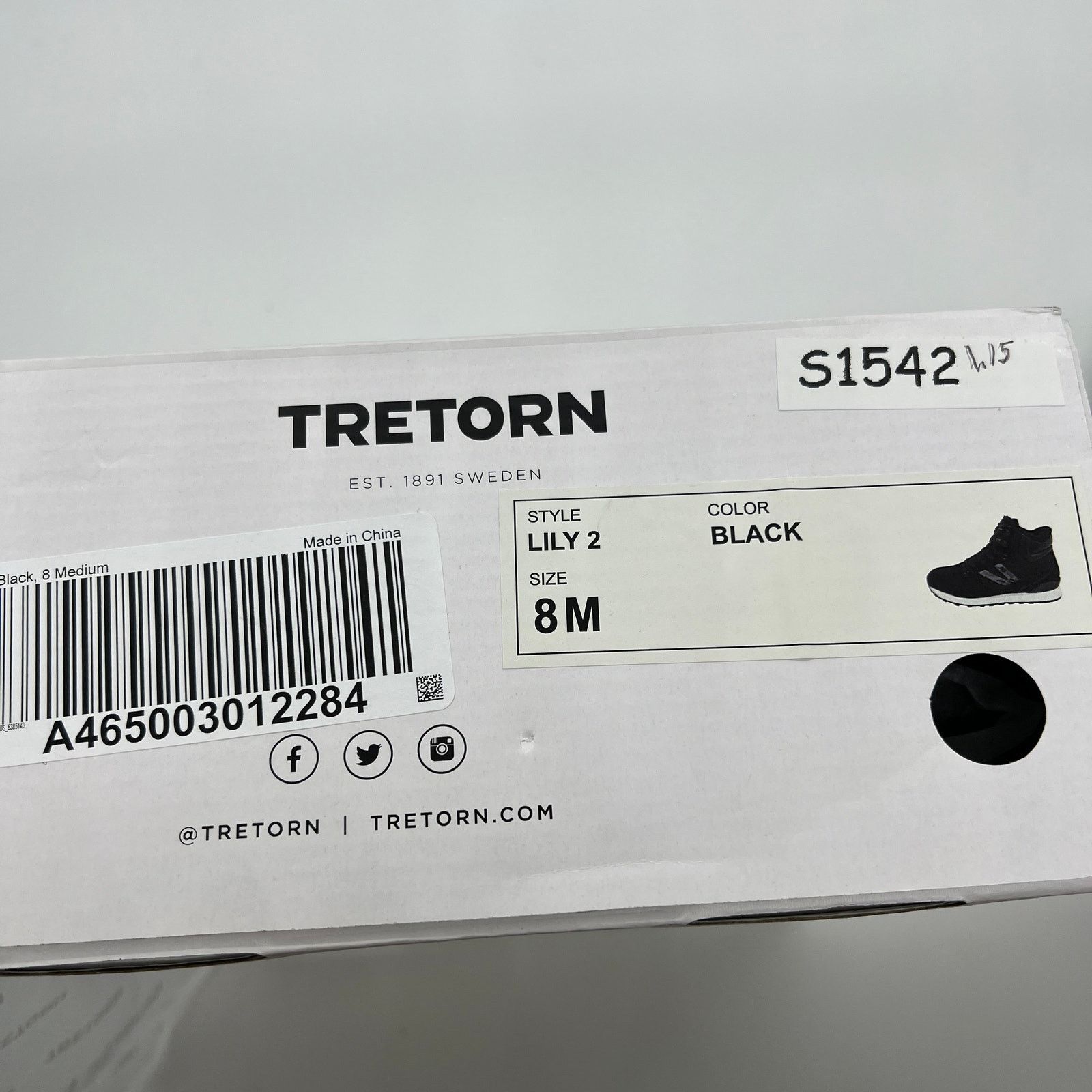 Tretorn Tretorn Lace-Up Hiker Boots Lily Size 8 Medium Black Color Size US 8 / IT 38 - 8 Thumbnail