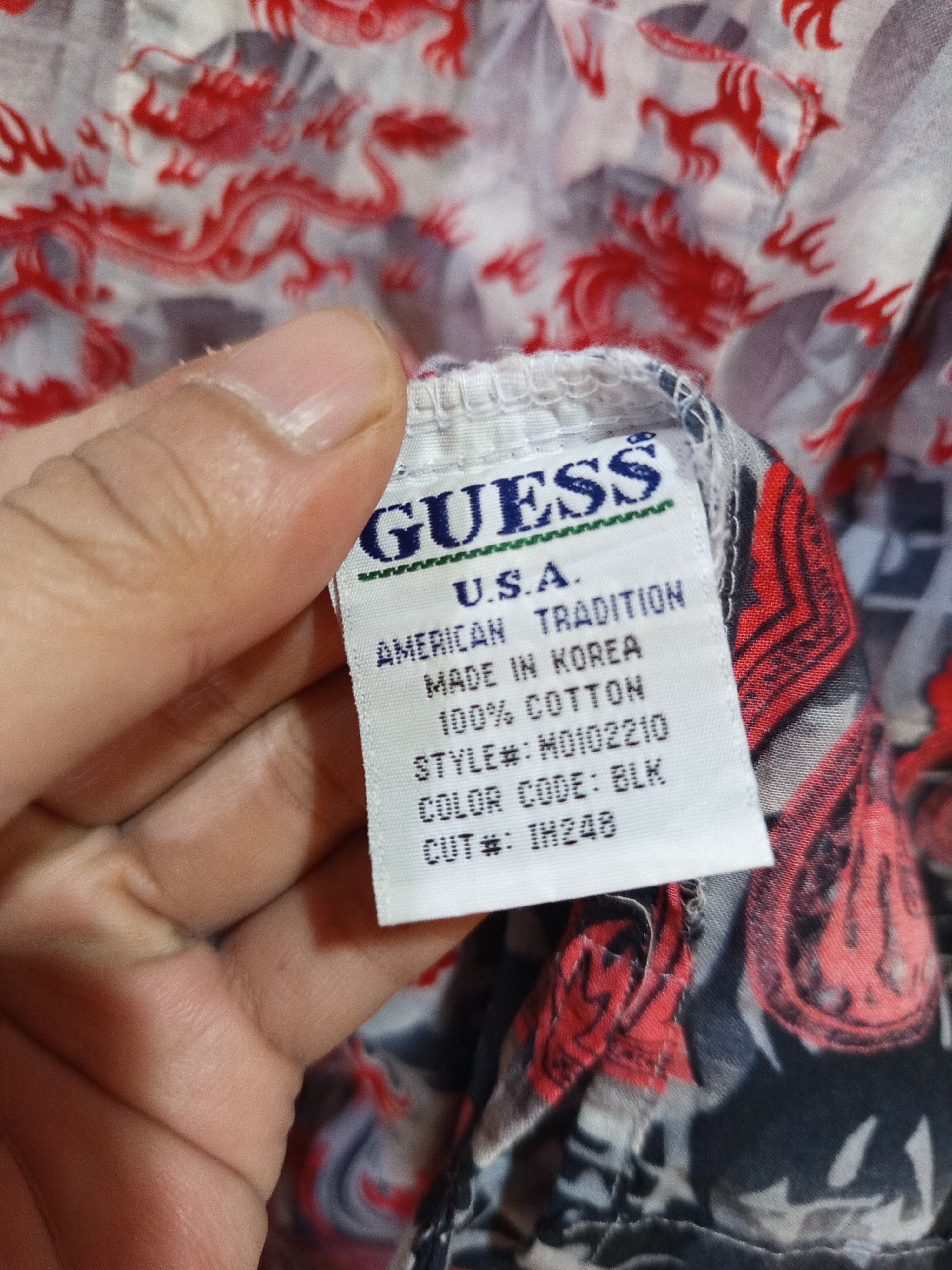 Guess Vintage Guess Jeans Dragon All Over Print Shirt Y2K Size US XL / EU 56 / 4 - 15 Thumbnail