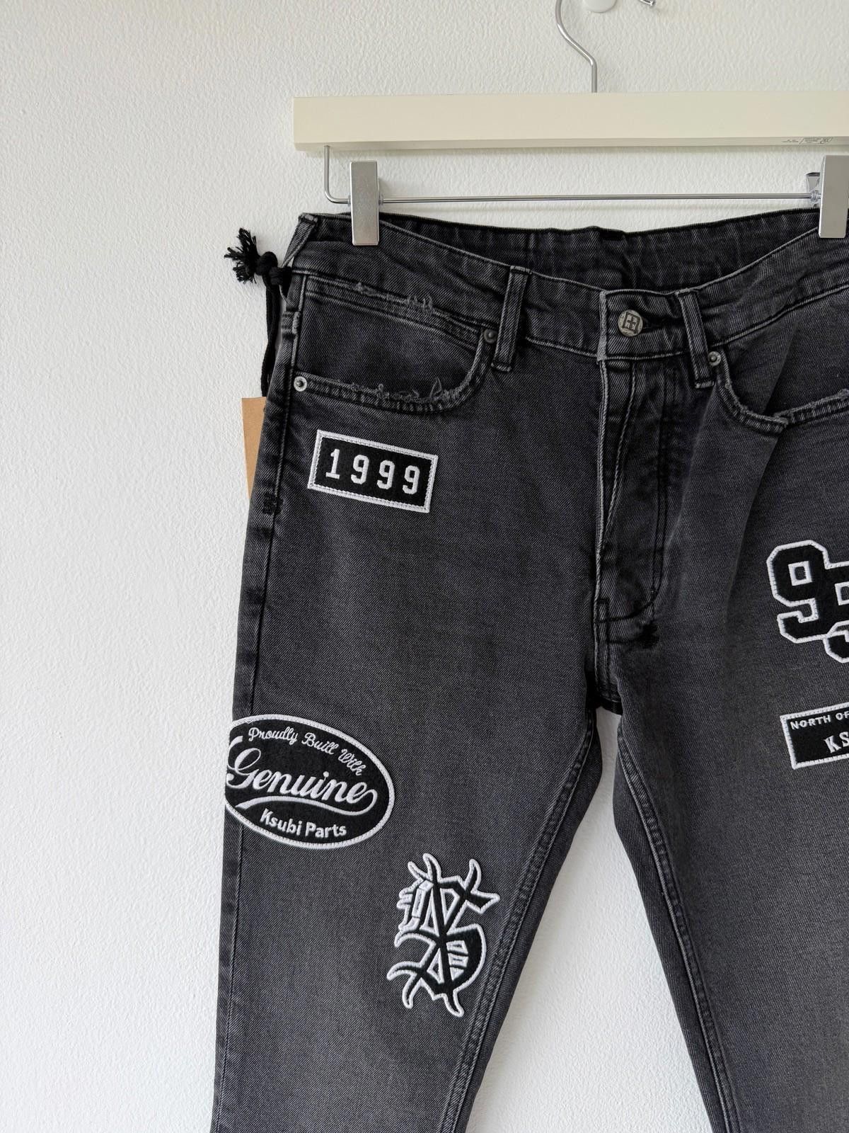 Ksubi new Ksubi mens jeans van winkle roadhouse black patched 32 Size US 32 / EU 48 - 4 Thumbnail