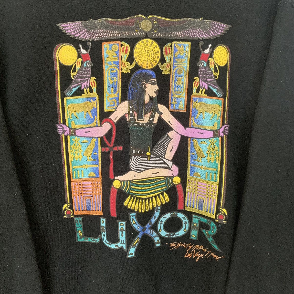 Vintage Vintage Luxor Art Sweatshirt Black Medium Size US M / EU 48-50 / 2 - 4 Thumbnail