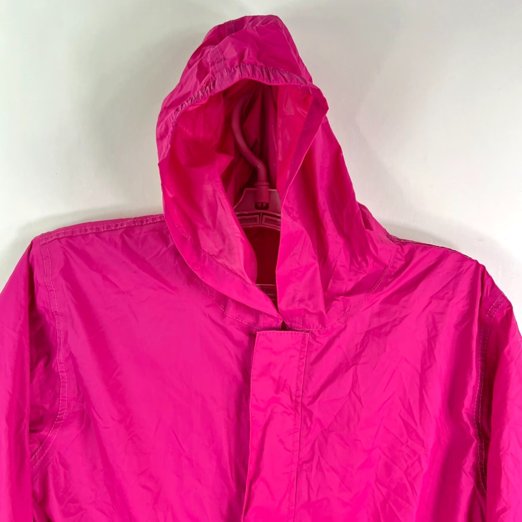 Vintage Magellan Women's Nylon Jacket L Pink Wind-Resistant Lightweight Activewear Size L / US 10 / IT 46 - 2 Thumbnail
