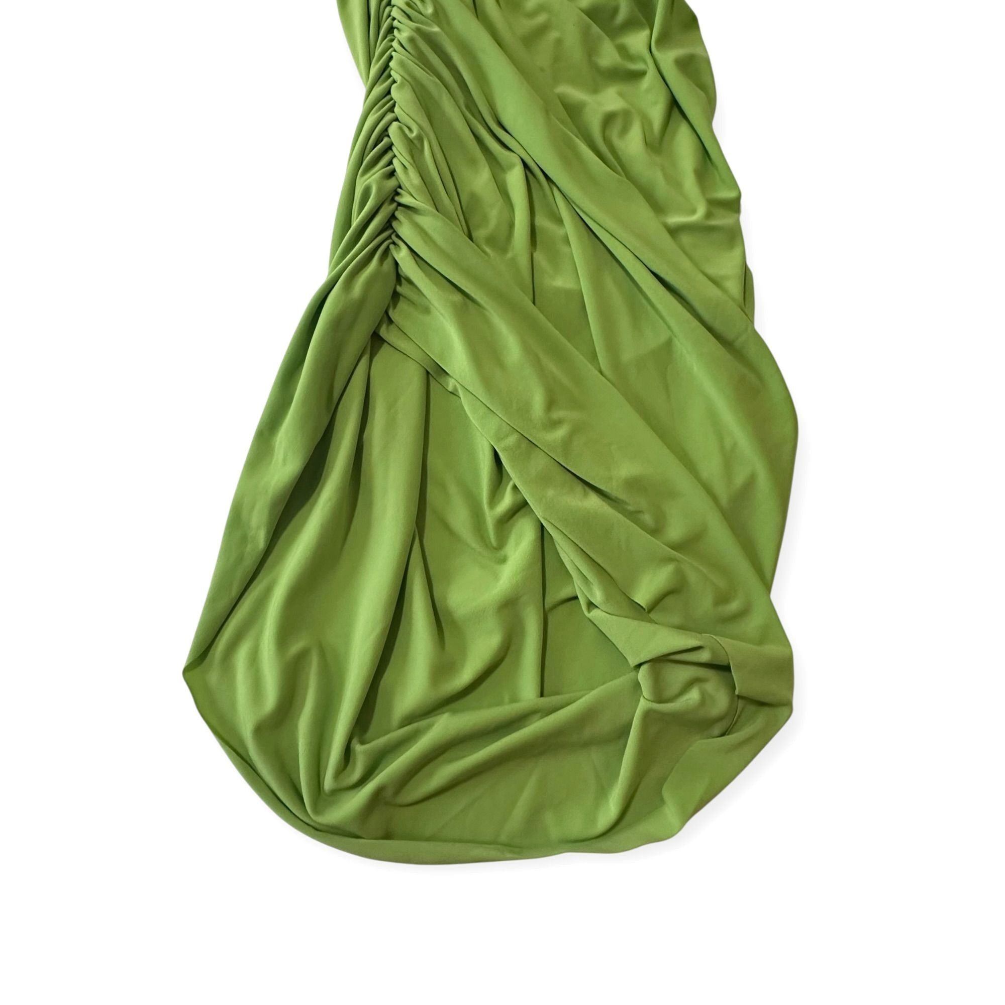 Norma Kamali Norma Kamali Diana Dress, Gemini Green, Size S, NWT Size S / US 4 / IT 40 - 10 Thumbnail
