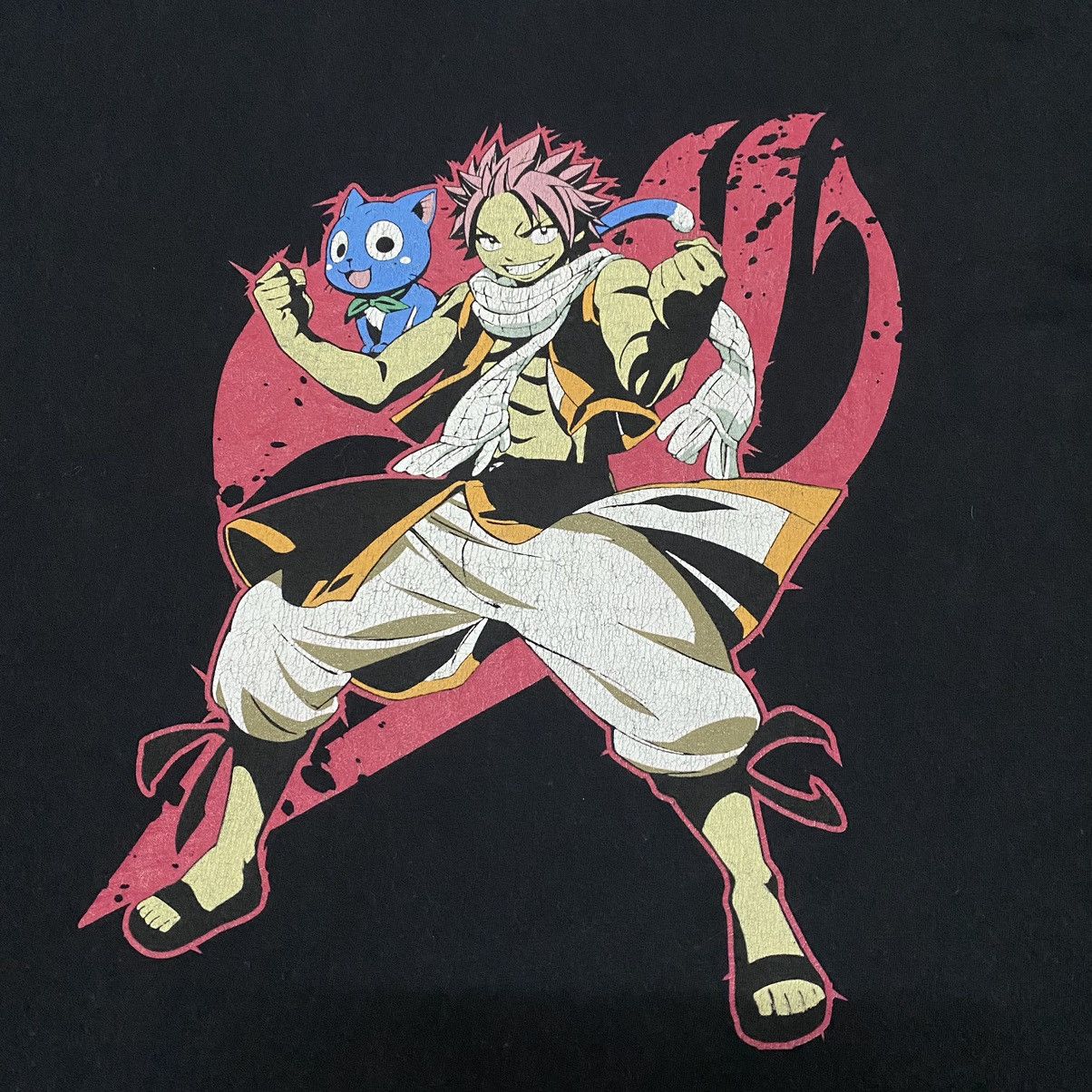 Anime × Cartoon Network 🔥RARE🔥 FAIRY TAIL NATSU DRAGNEEL ANIME T SHIRT Size US L / EU 52-54 / 3 - 4 Thumbnail