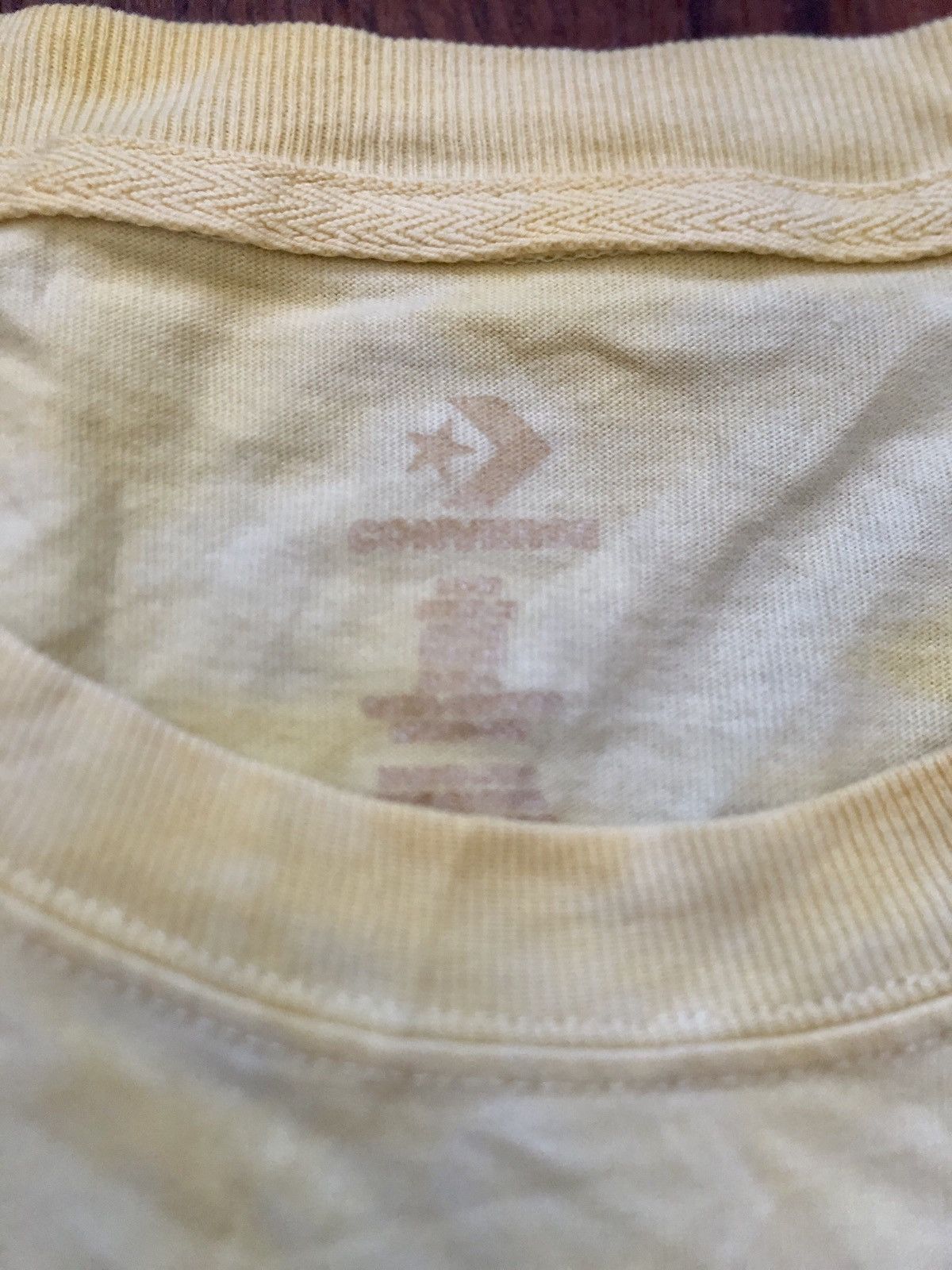 Converse Converse Crew Neck Tshirt Yellow Marble Size US M / EU 48-50 / 2 - 4 Thumbnail