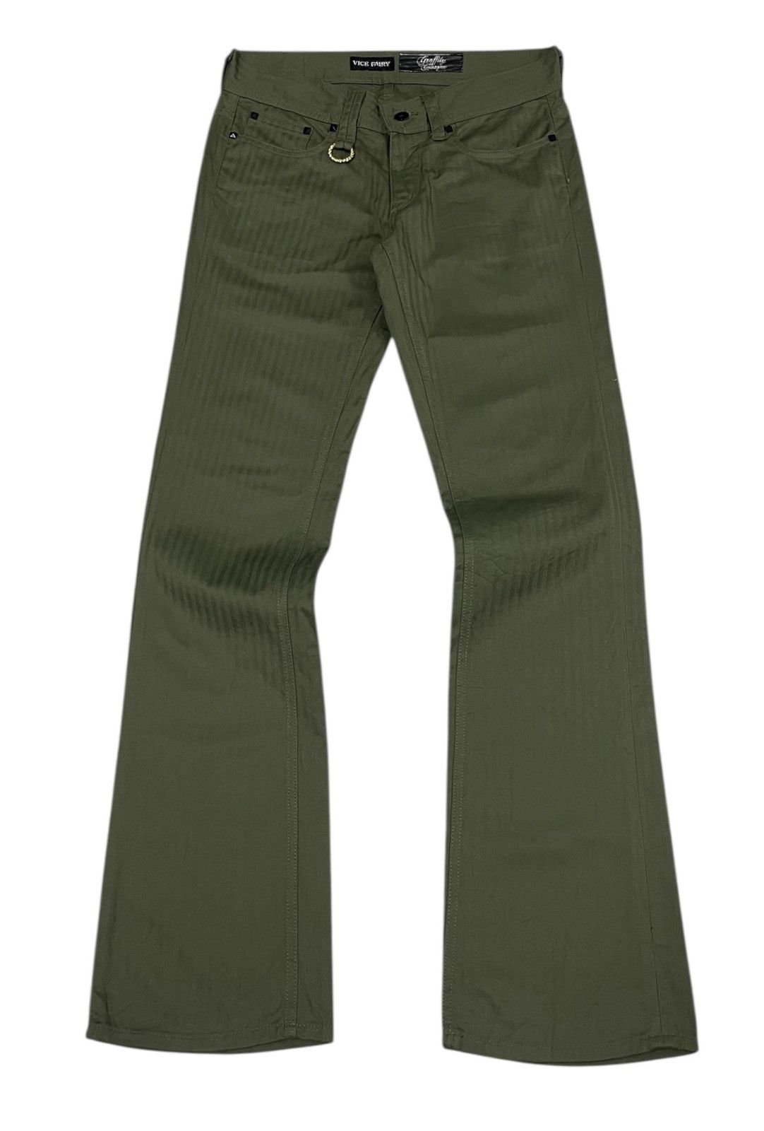 Hysteric Glamour Vice Fairy Japan Flare Pants Herringbone Size US 31 - 2 Thumbnail