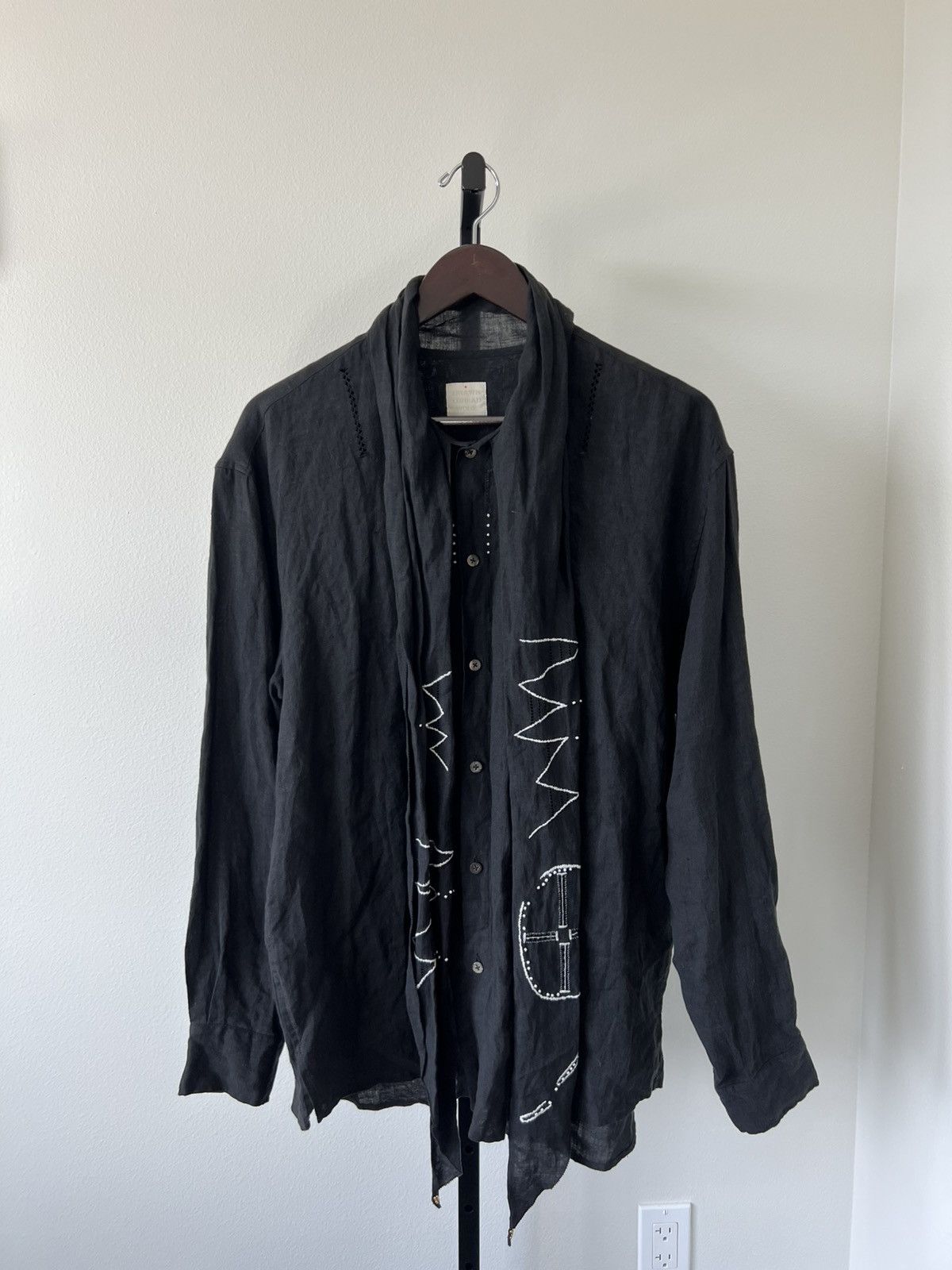 Kapital RARE! Drawn thread work shirt Size US M / EU 48-50 / 2 - 2 Thumbnail
