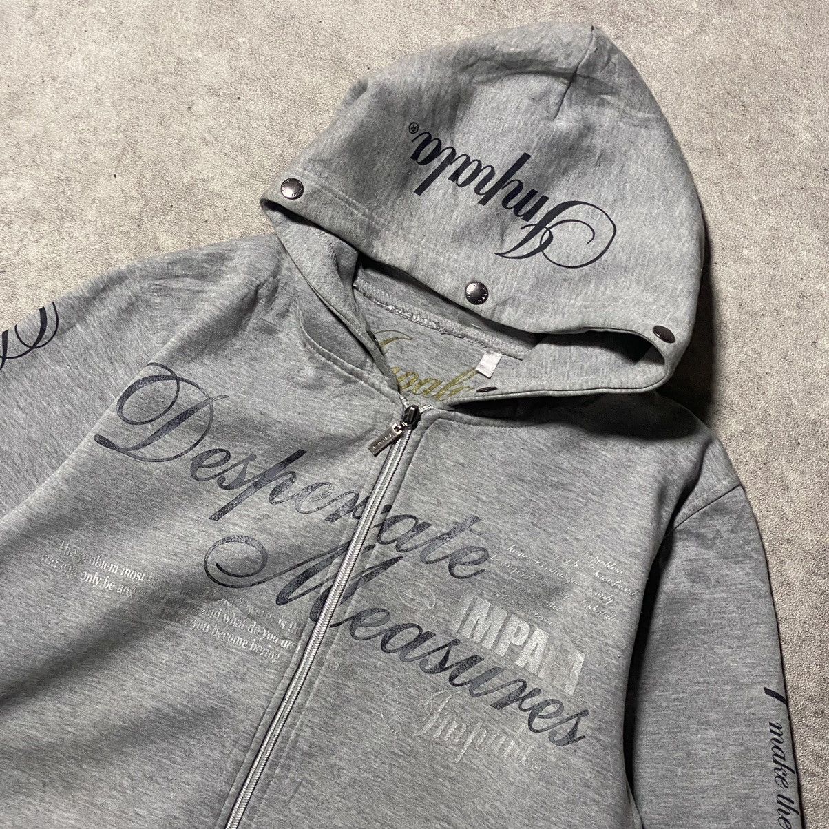 Japanese Brand 2000s Impala Studded Desperate Measures Hoodie Size US M / EU 48-50 / 2 - 3 Thumbnail