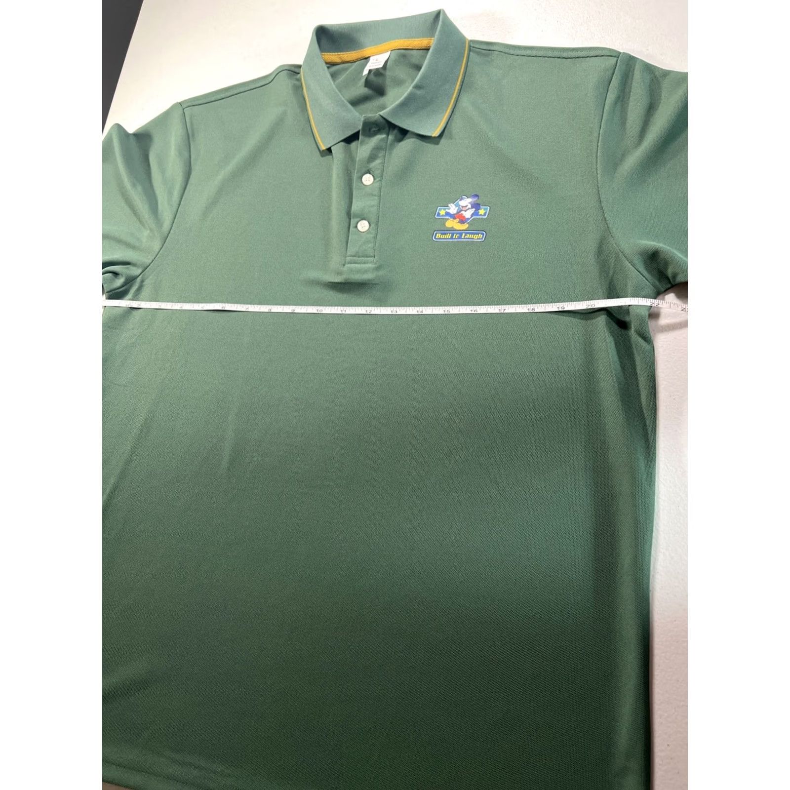 Vintage Mickey Mouse Polo Shirt Men’s L Short Sleeve Green Polo Shirt Polo Shirt Men L Green Mickey Mouse Polo shirt for Golf Casual Shirt Size US L / EU 52-54 / 3 - 5 Thumbnail