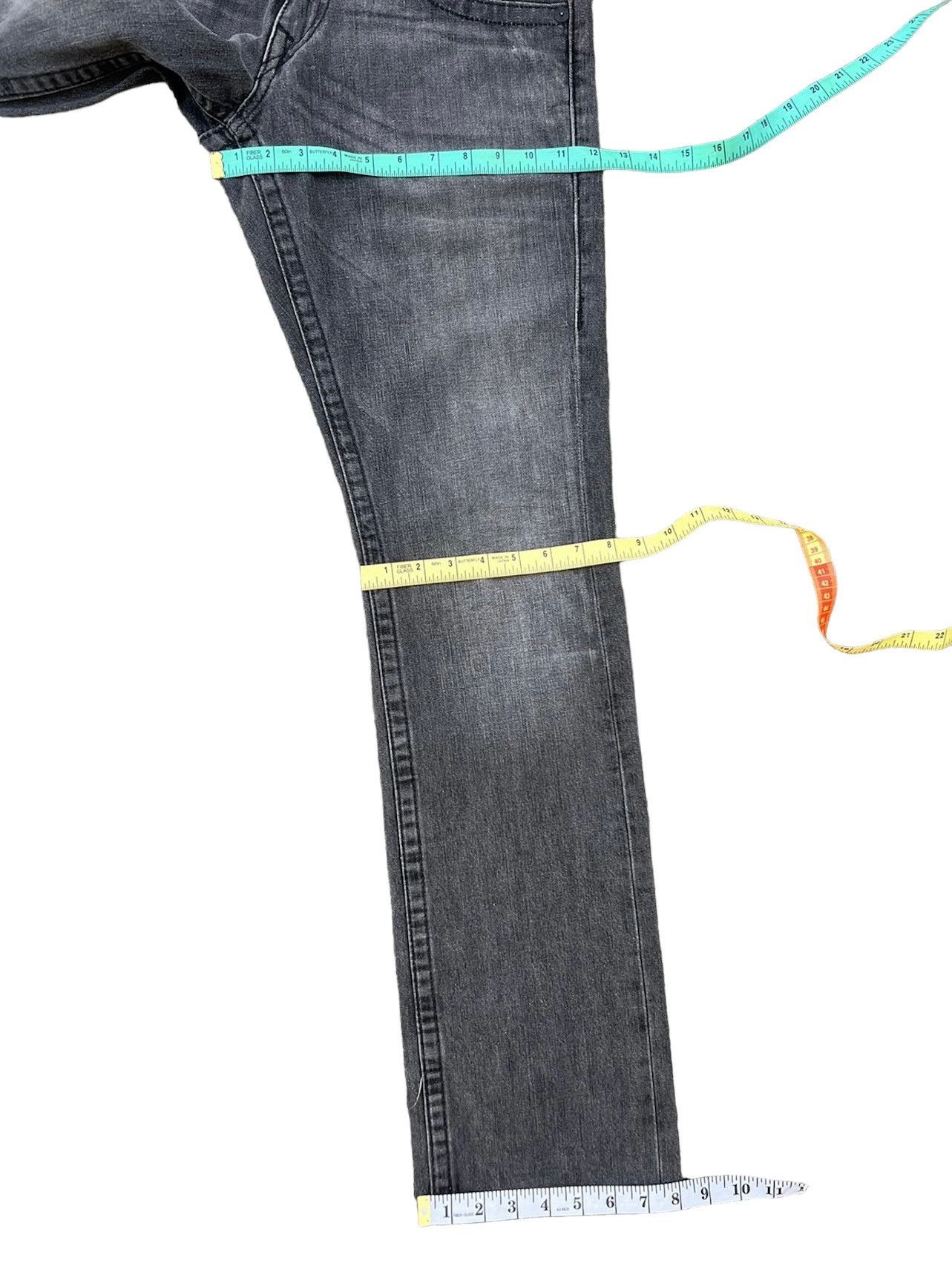True Religion × Vintage Vintage 2000s True Religion BOBBY Fade Black Denim Jeans Size US 30 / EU 46 - 4 Thumbnail