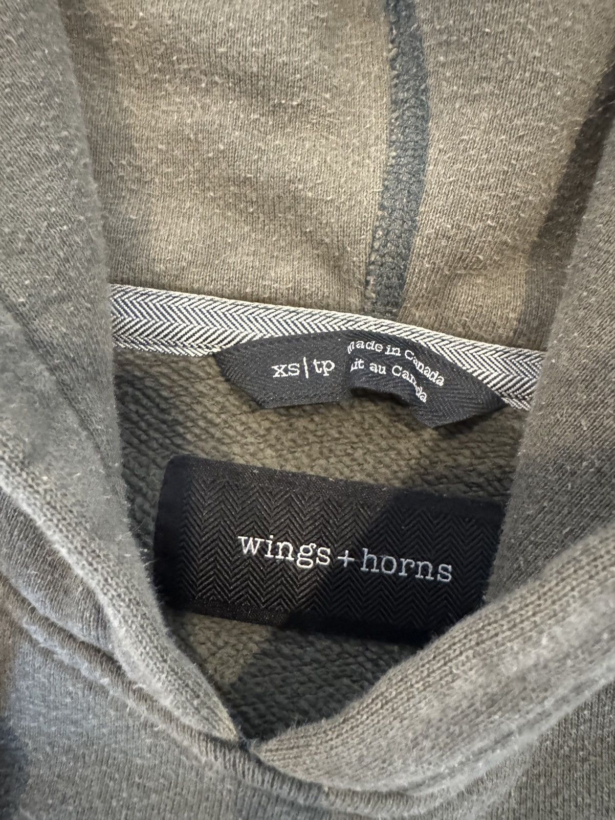 Wings + Horns Wings + Horns Relaxed Fleece Hooded Pullover Size US XS / EU 42 / 0 - 3 Thumbnail
