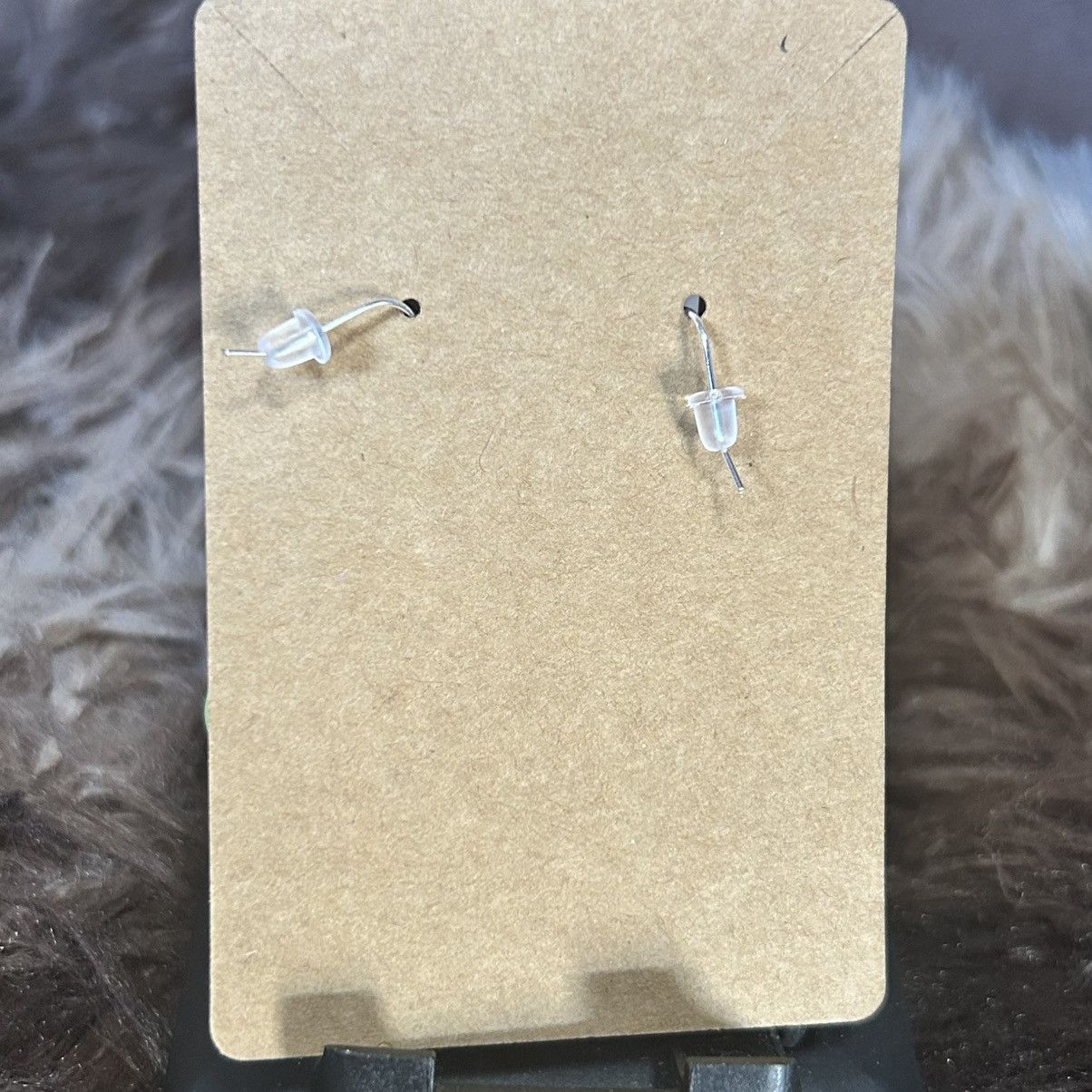 Handmade Handcrafted vintage bead cat eye glass dragon vein earrings Size ONE SIZE - 4 Thumbnail