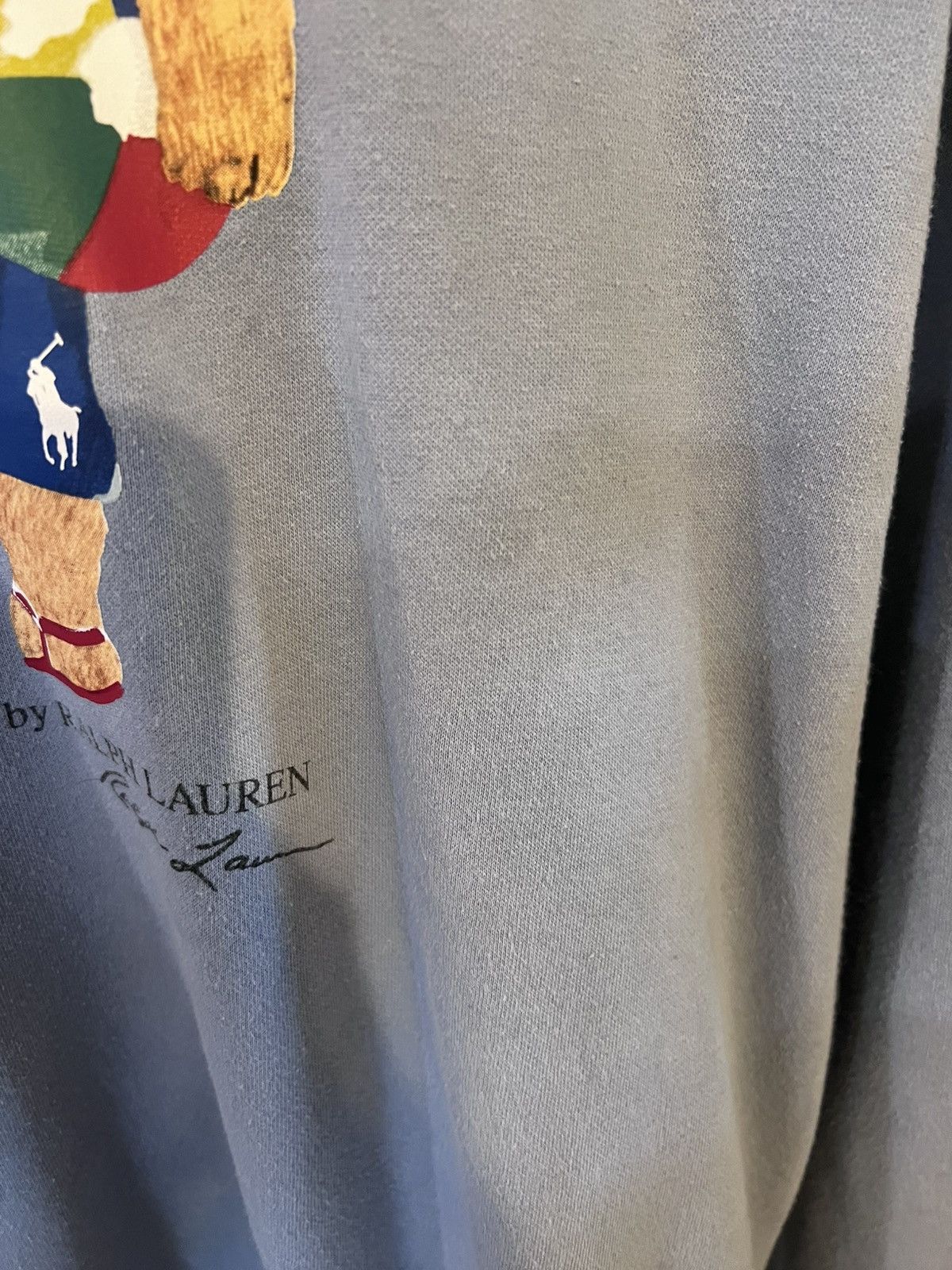 Polo Ralph Lauren Polo Ralp Lauren Bear Hoodie Size US L / EU 52-54 / 3 - 3 Thumbnail