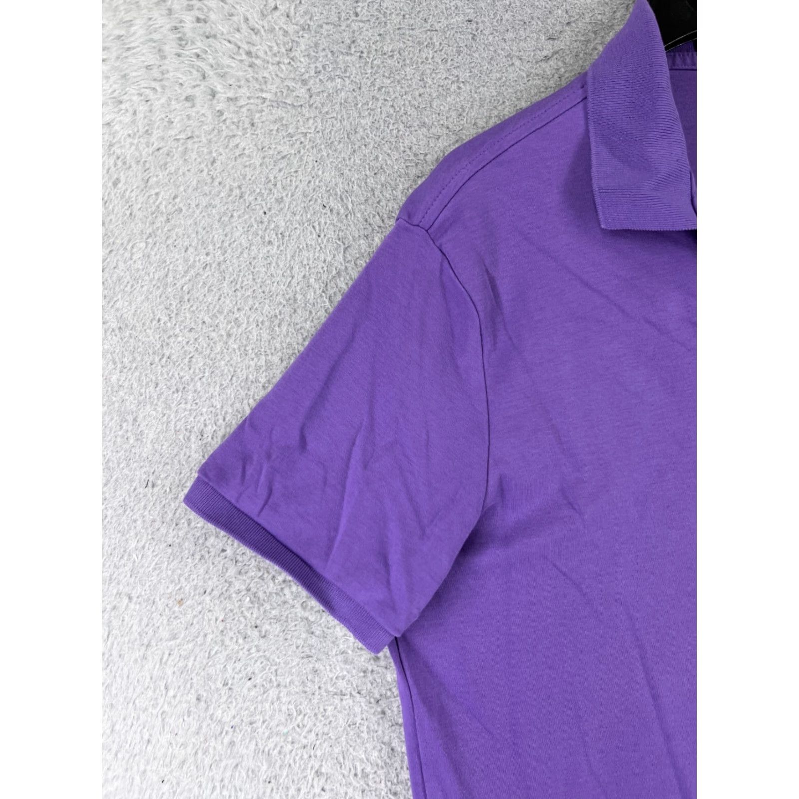 Ralph Lauren Polo Ralph Lauren Polo Shirt Mens Large Purple 100% Cotton Jersey Golf Golfer Shirt Size US L / EU 52-54 / 3 - 3 Thumbnail
