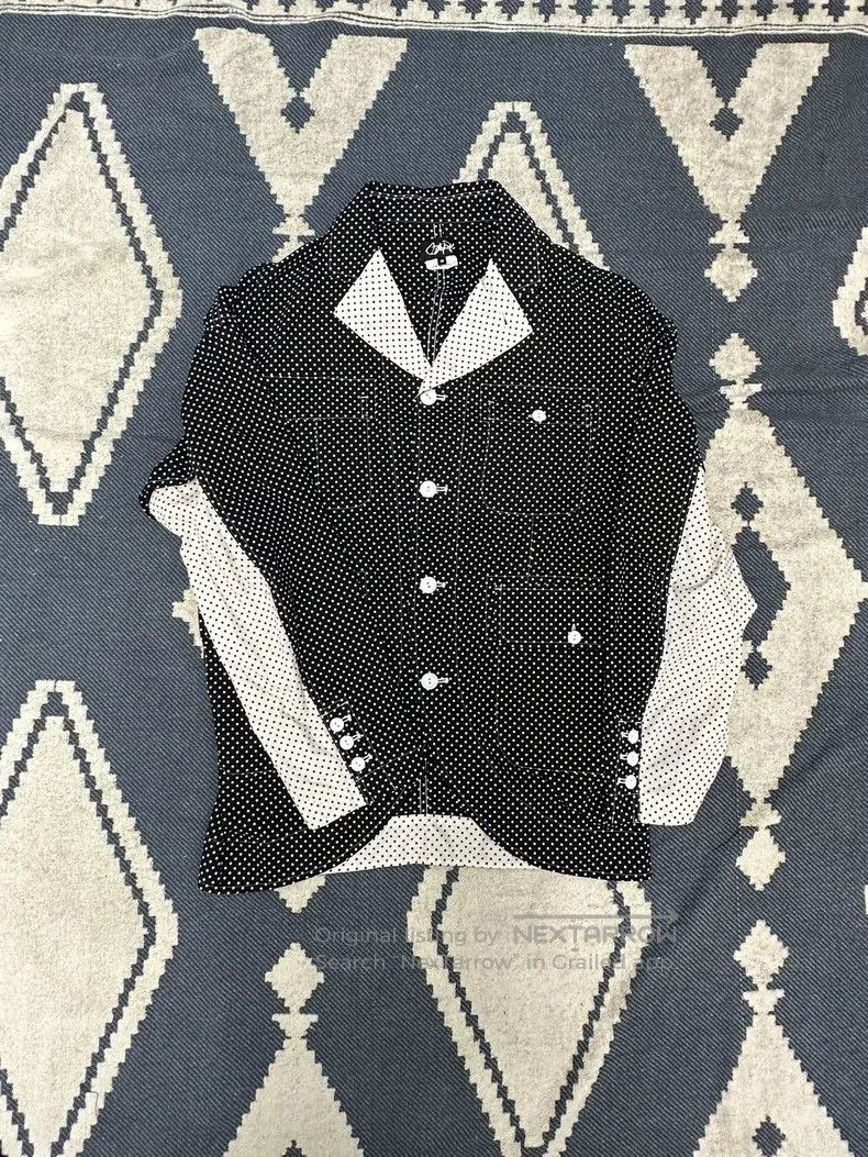 Comme des Garcons Black White Blazer Jacket - dmc.