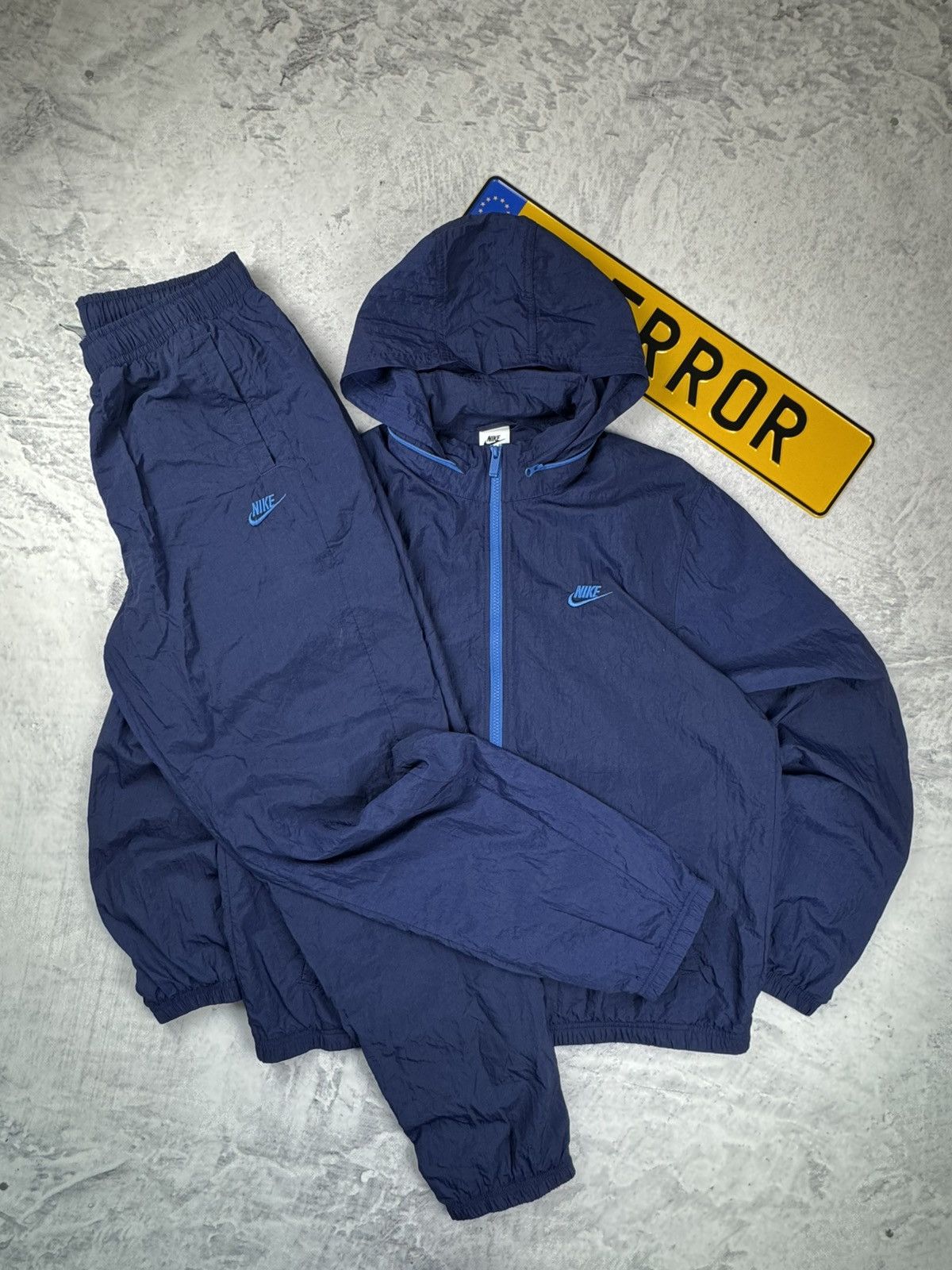 Nike × Vintage NIKE VINTAGE OVERSIZE DRIL TRACK SUIT Y2k Size US L / EU 52-54 / 3 - 2 Thumbnail
