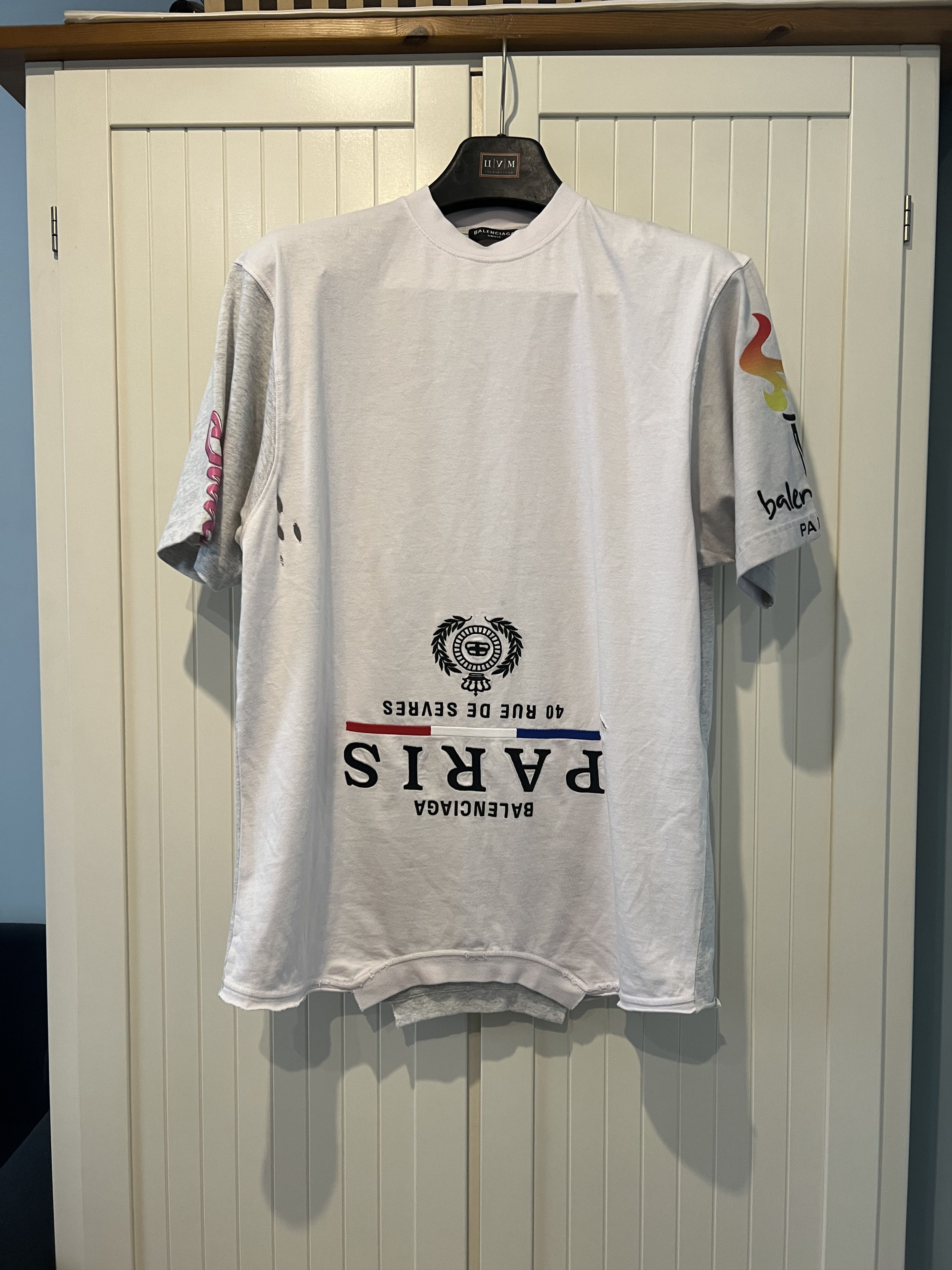 Balenciaga SS'23 Deconstructed T-shirt Size US M / EU 48-50 / 2 - 1 Thumbnail