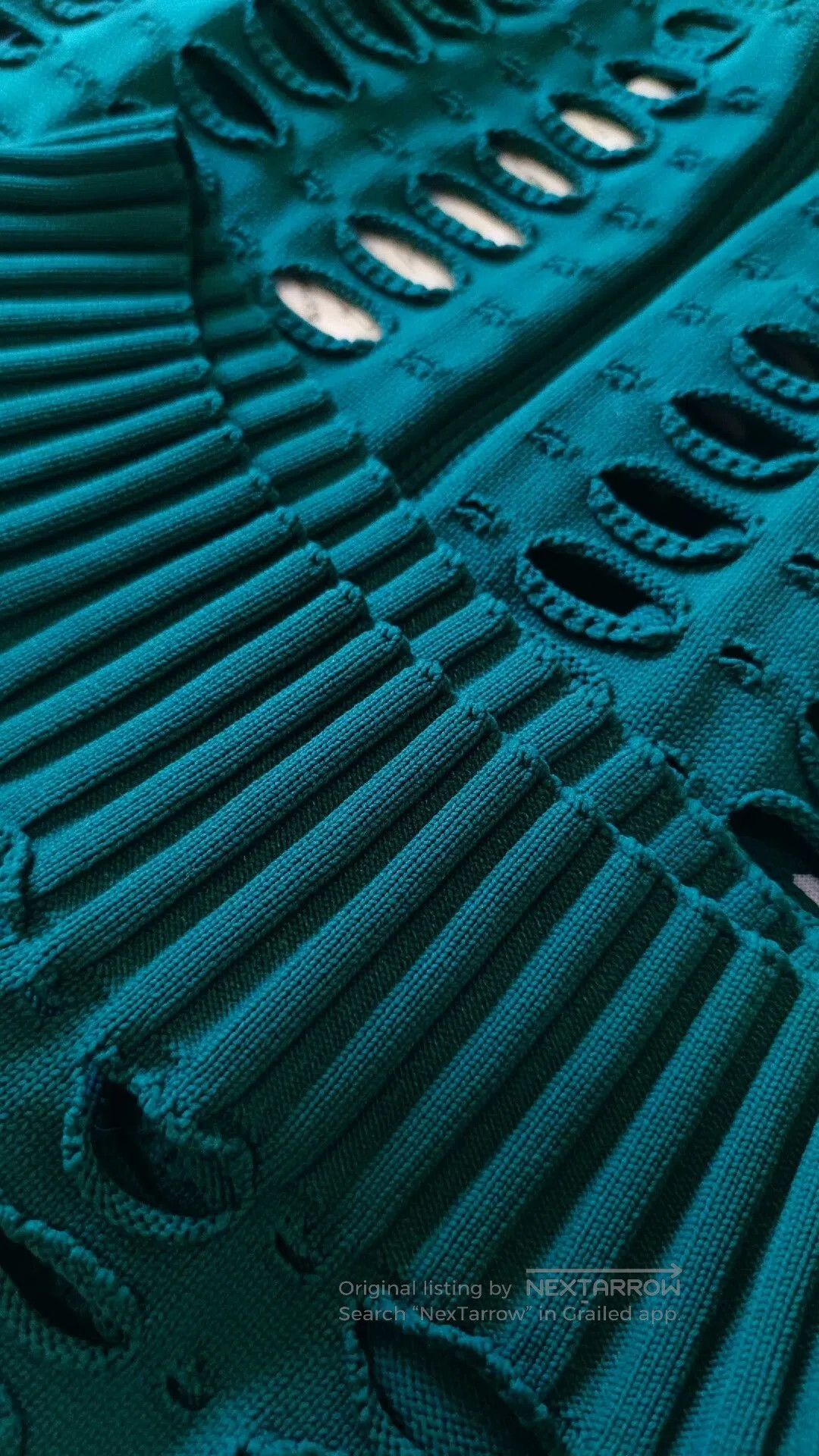 CFCL Issey Miyake Men Knit Vest With Holes. Size US M / EU 48-50 / 2 - 7 Thumbnail