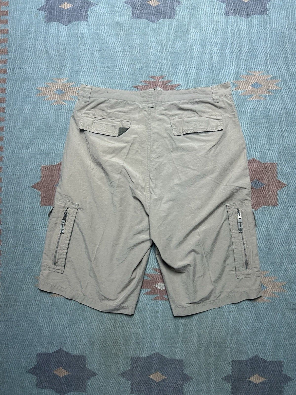 Vintage Emergency Exit cargo shorts cotton nylon khaki tan hiking 36 Size US 36 / EU 52 - 5 Thumbnail