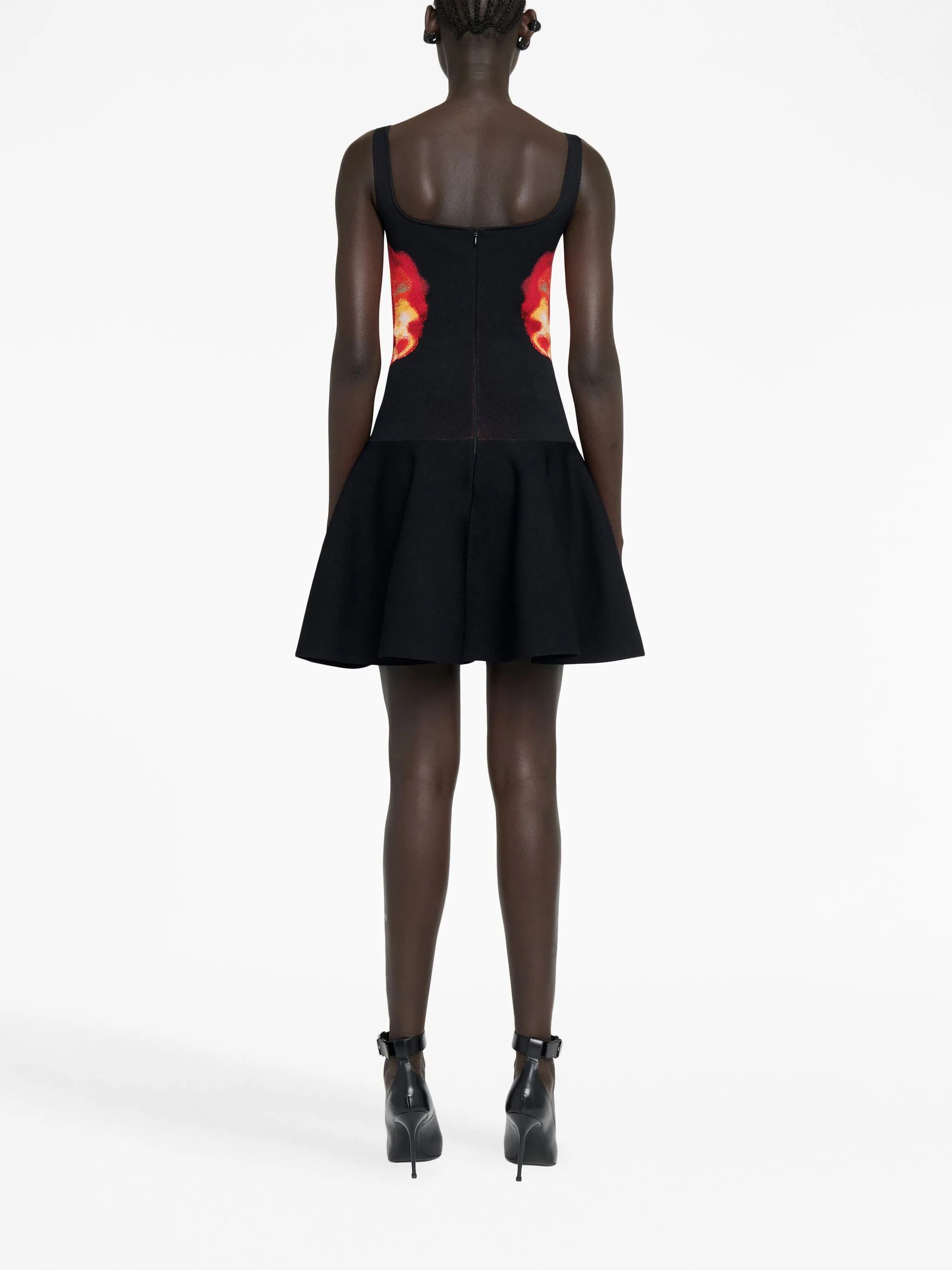 Alexander McQueen o1y0225 Mini Dress in Multicolor Size XS / US 0-2 / IT 36-38 - 4 Thumbnail