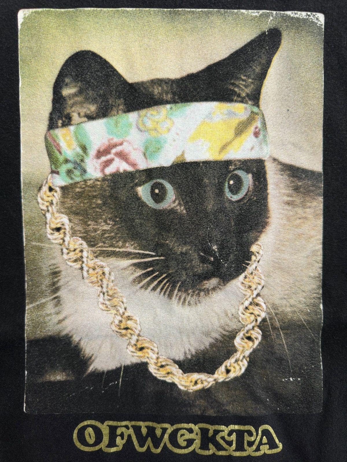 Odd Future OFWGKTA Odd Future Tyler the Creator Cat with Chain Shirt Size US XL / EU 56 / 4 - 2 Thumbnail