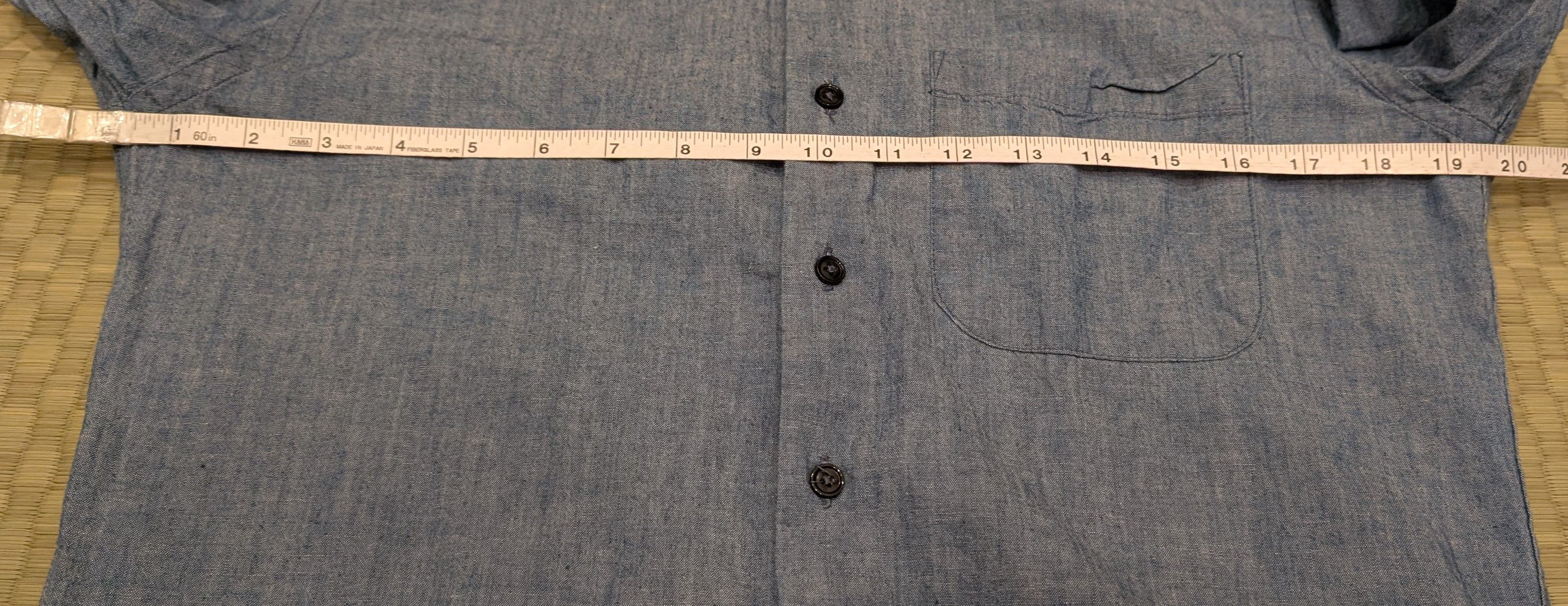 Naked & Famous Naked & Famous Japanese Denim Button Up Shirt Made in Canada Size US M / EU 48-50 / 2 - 5 Thumbnail