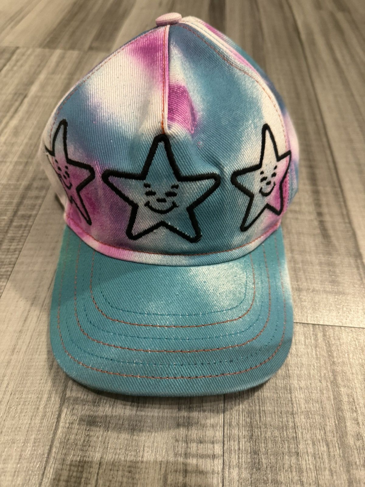 image of Asspizza Therapy Denim Hat in White, Men's