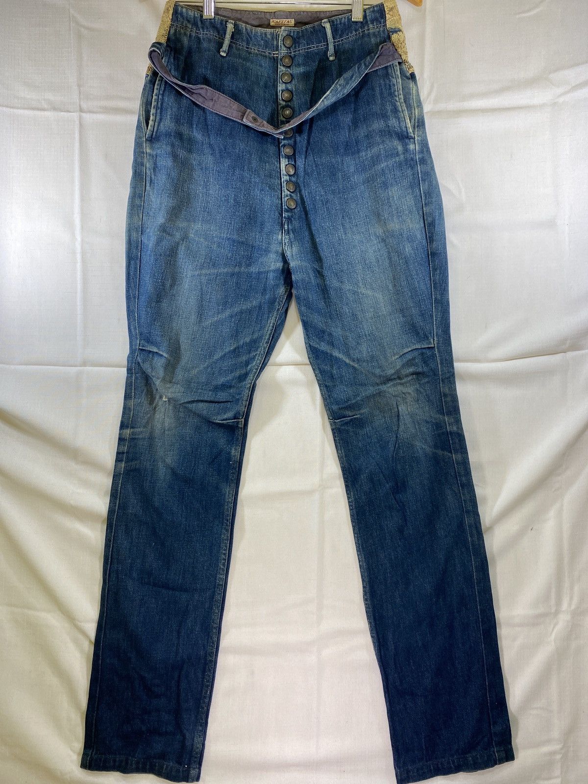 Kapital iconic crazy button denim pants Size US 30 / EU 46 - 1 Thumbnail