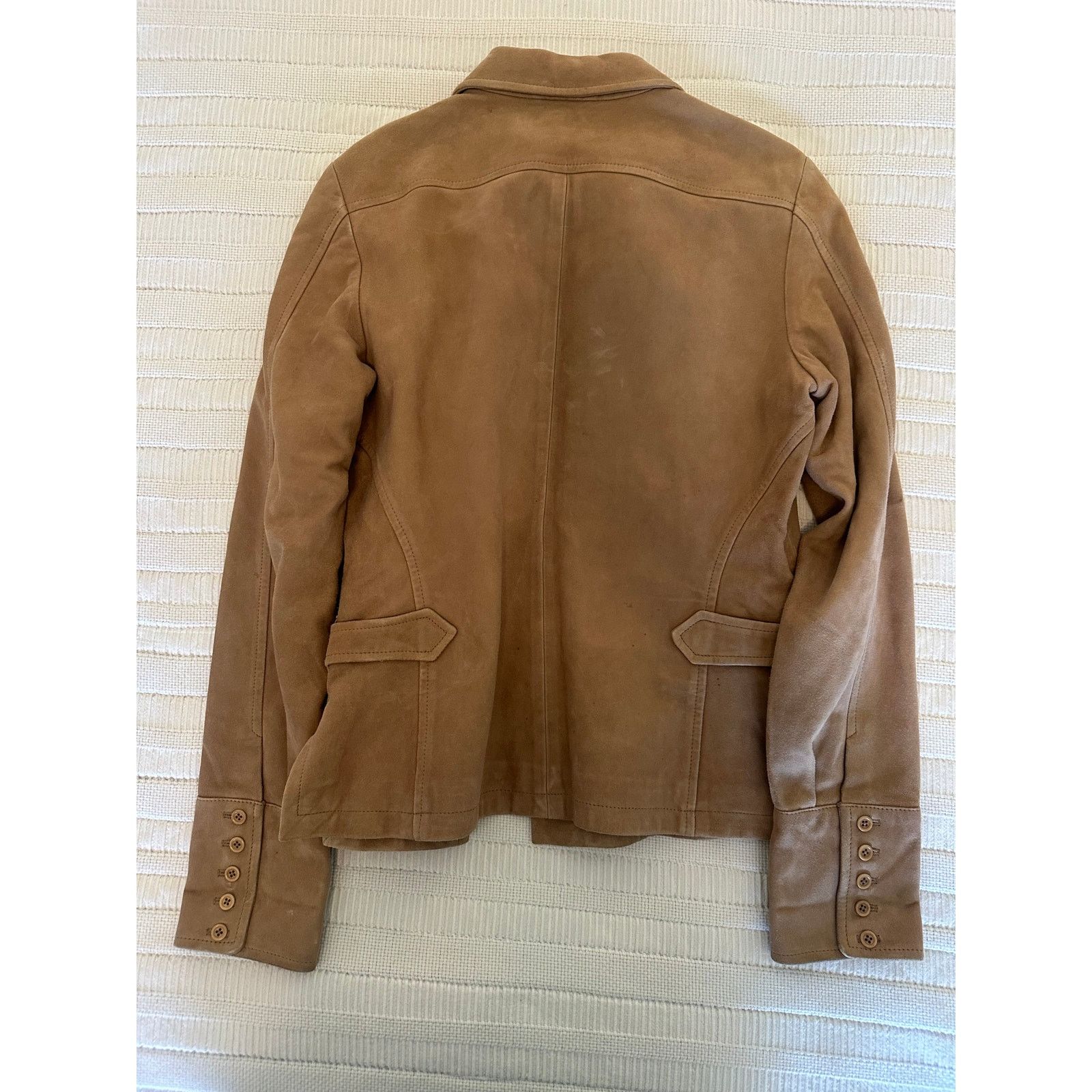 Faconnable Façonnable S Goatskin Leather Jacket Size S / US 4 / IT 40 - 2 Thumbnail