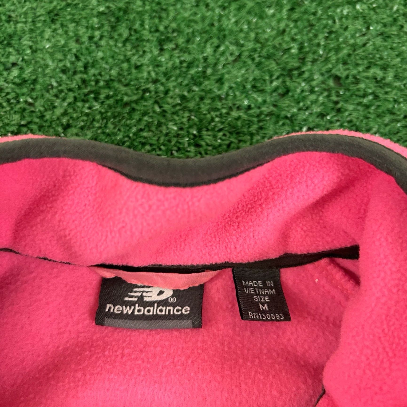 New Balance New Balance Sweatshirt Womens Medium Pink Full Zip Fleece Outdoor Comfy Size M / US 6-8 / IT 42-44 - 2 Thumbnail