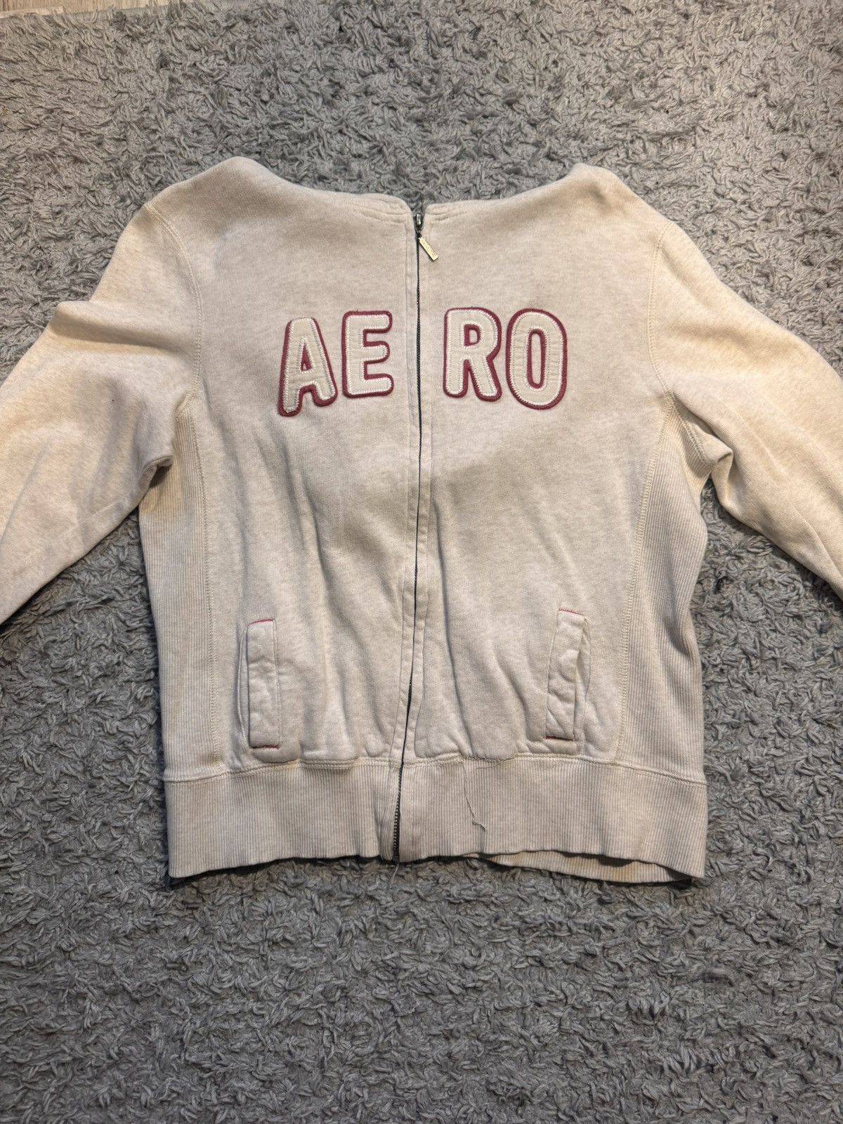 Aeropostale × Vintage Aeropostale zip up hoodie Size L / US 10 / IT 46 - 2 Thumbnail