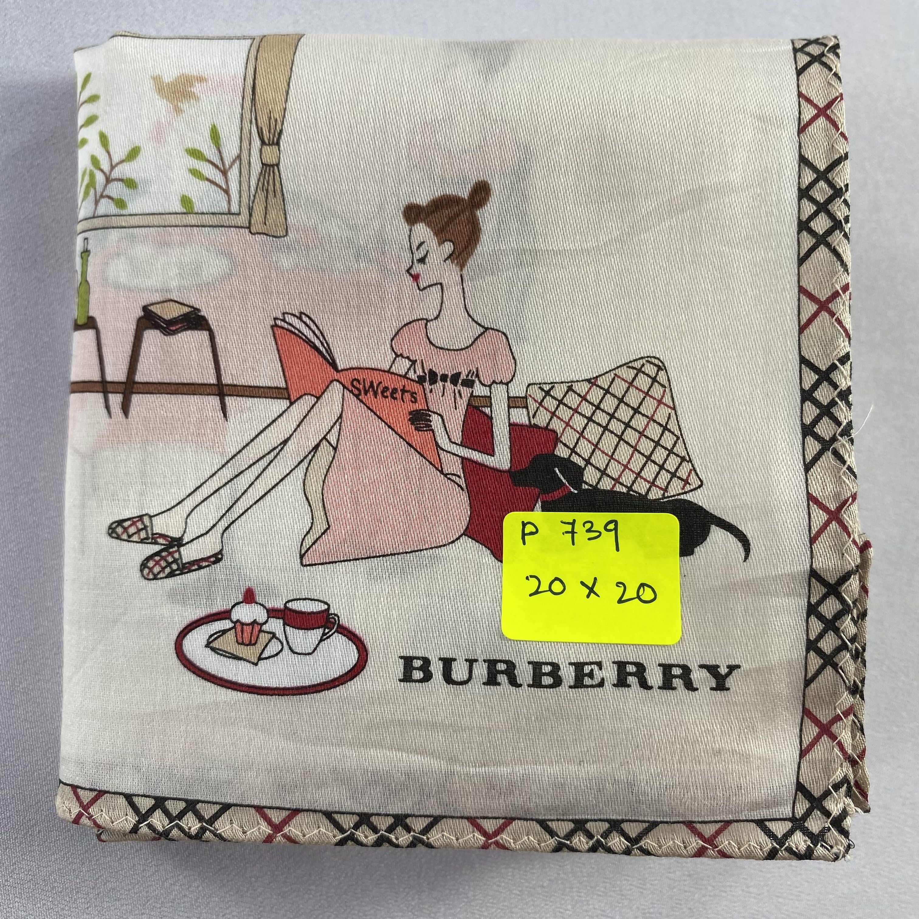 Burberry × Vintage Burberry Handkerchief / Neckerchief / Bandana-P739 Size ONE SIZE - 5 Thumbnail