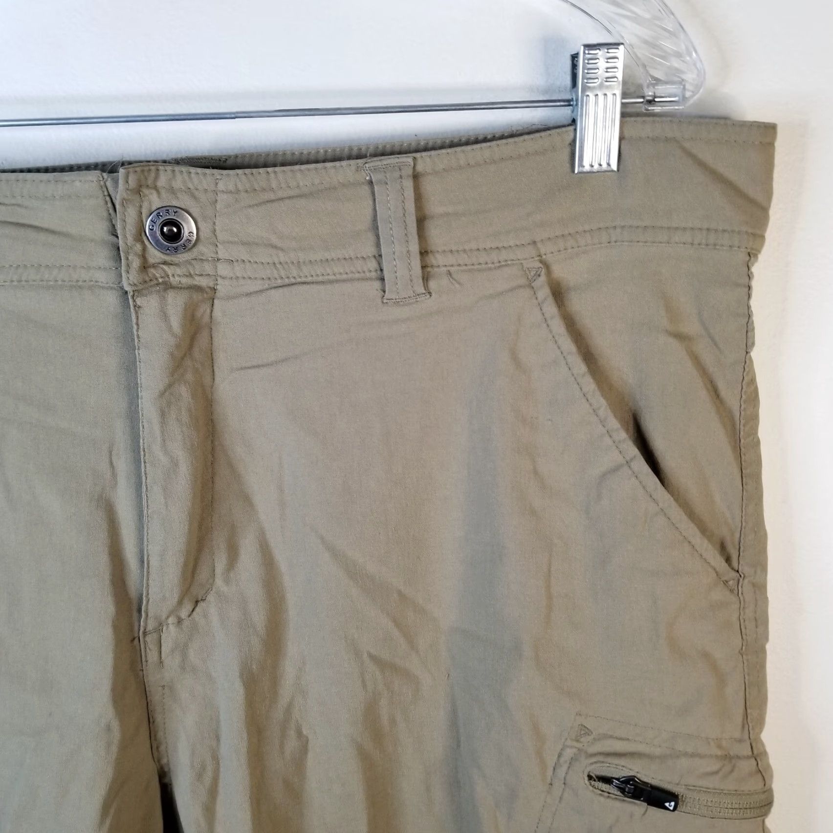 Vintage GERRY Mens Beige Hiking 6 Pocket Shorts Size 40 Size US 40 / EU 56 - 3 Thumbnail