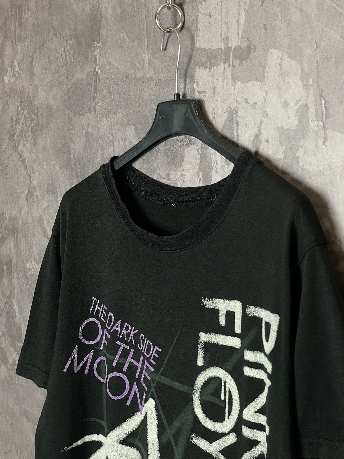 Band Tees × Vintage Vintage 90s PINK FLOYD THE DARK SIDE OF THE MOON T SHIRT Size US L / EU 52-54 / 3 - 8 Thumbnail