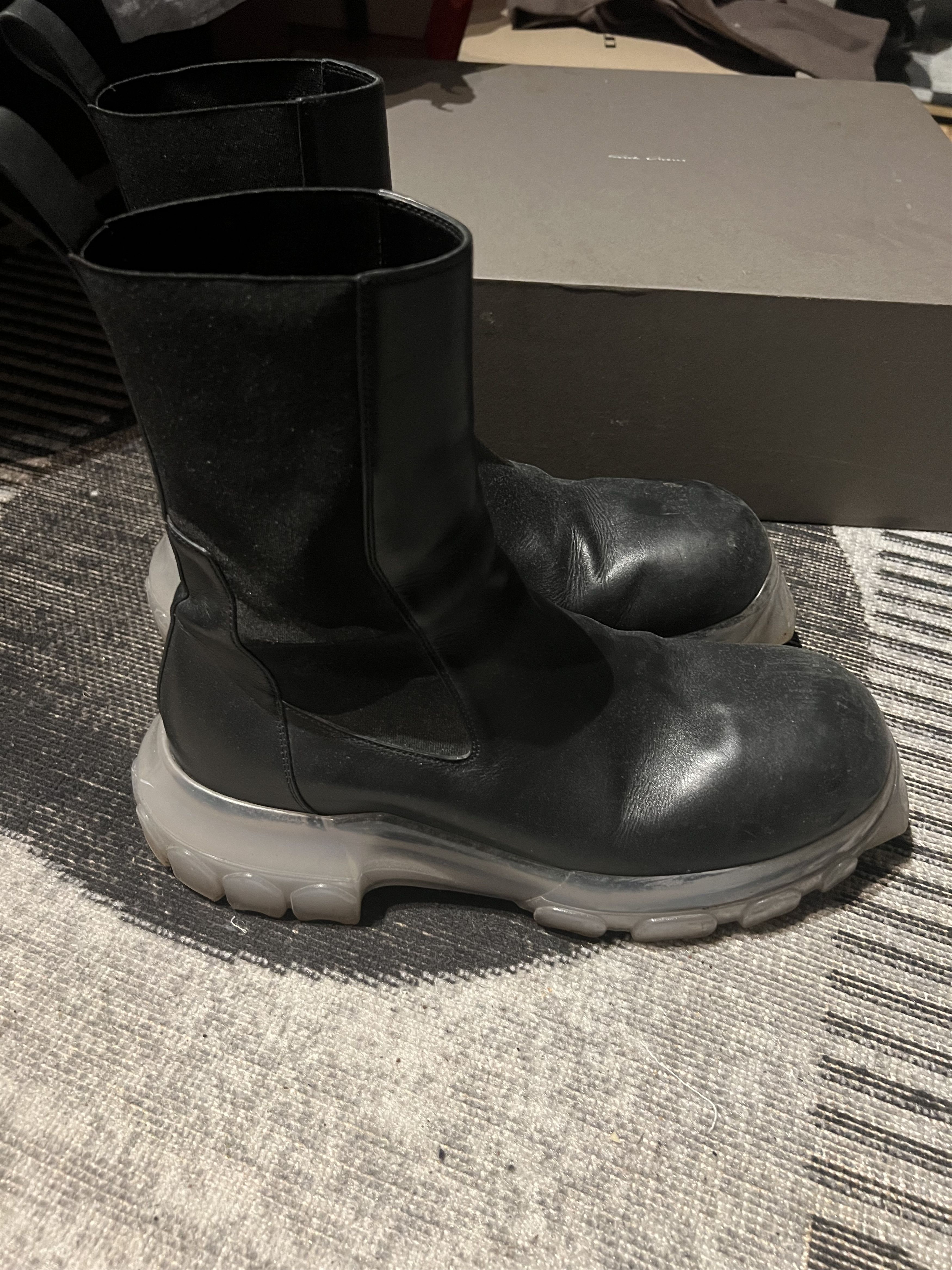 Rick Owens Tractor Bozo Beetle Boots | Grailed