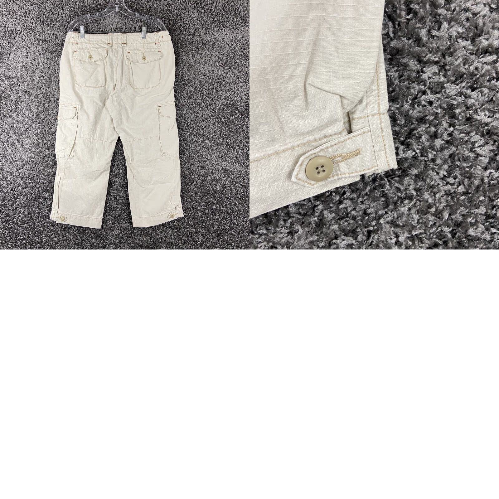 Polo Ralph Lauren VINTAGE Polo Jeans Co Ralph Lauren Capri Beige Women's 12 Pants Capri Beige 12 Womens Size 34" / US 12 / IT 48 - 8 Thumbnail