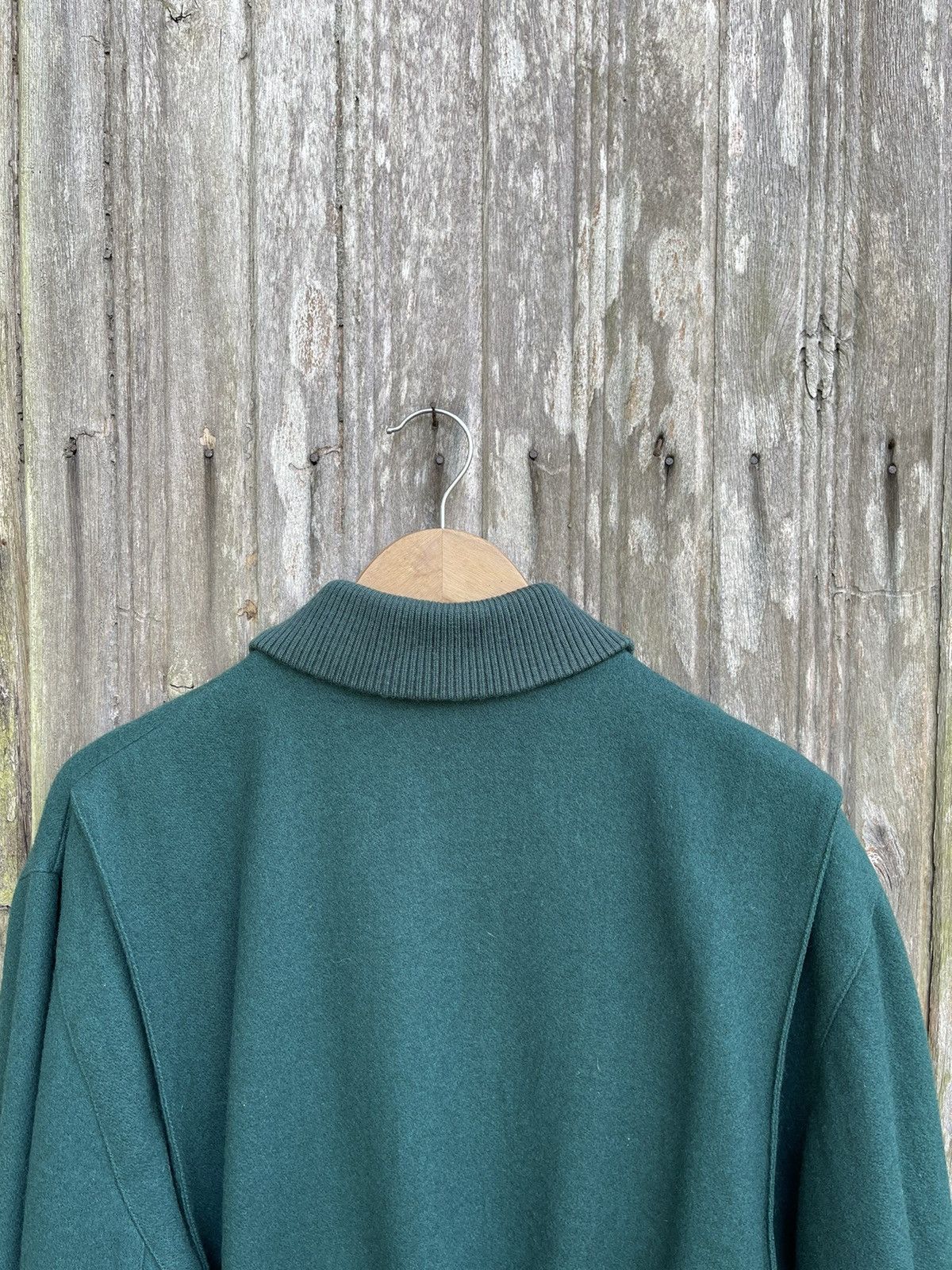 Lacoste Vintage Chemise Lacoste Wool Blend Snap Bomber Cardigan Size US M / EU 48-50 / 2 - 8 Thumbnail