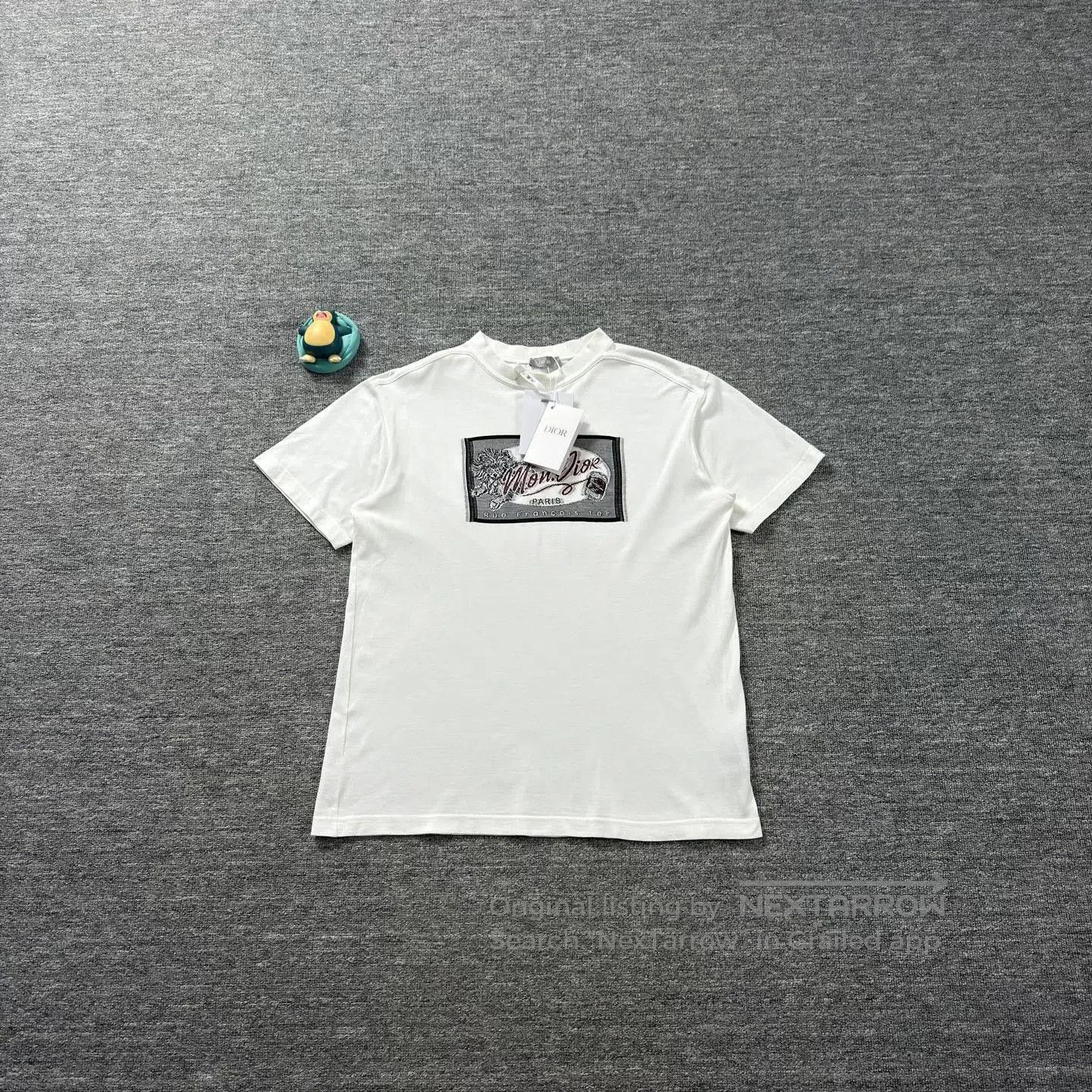 Dior Dior White Stamp Embroidery Short Sleeve. Size US S / EU 44-46 / 1 - 1 Thumbnail