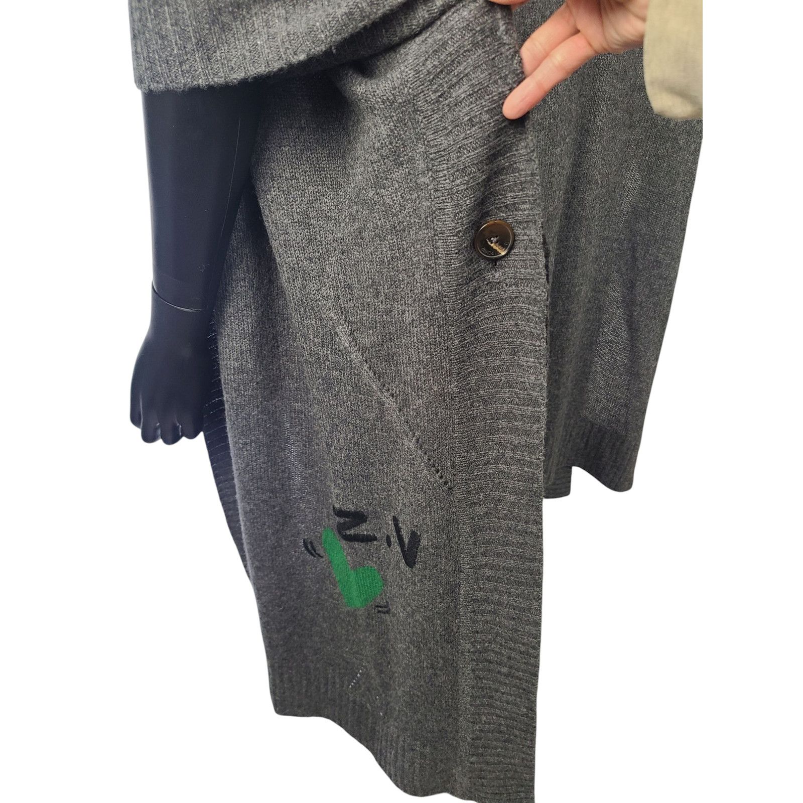 Zadig & Voltaire Zadig & Voltaire Inna Sweater Cardigan Cape OS Cashmere Size ONE SIZE - 11 Thumbnail
