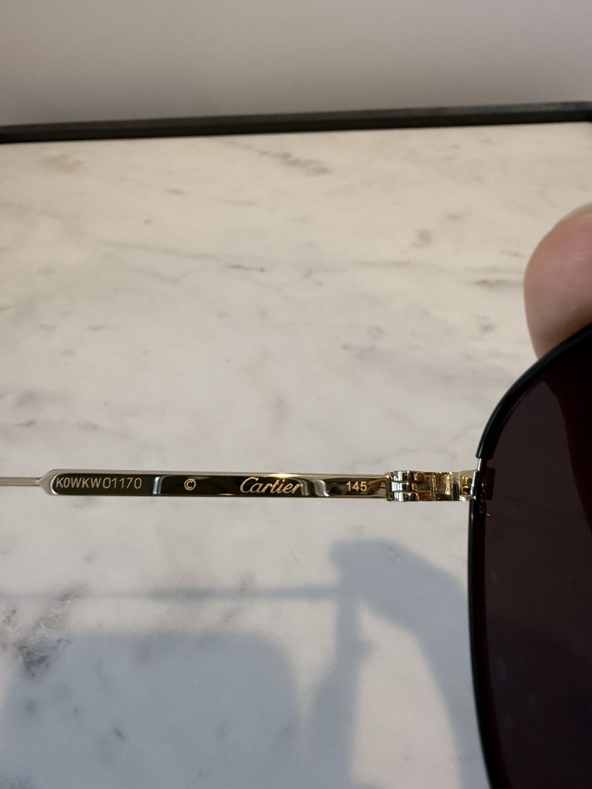 Cartier Cartier C de Cartier Sunglasses Size ONE SIZE - 4 Thumbnail