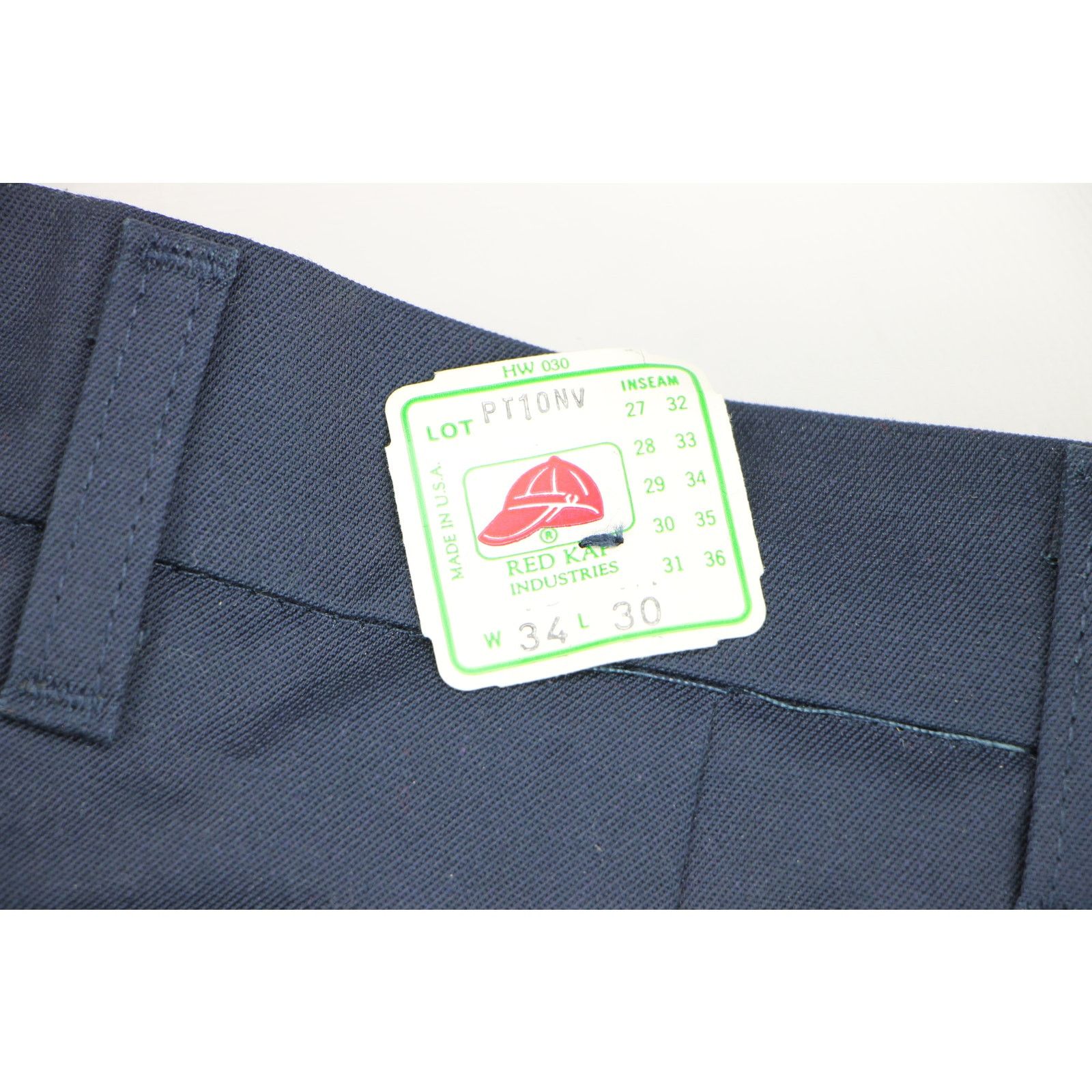 Vintage Vintage Red Kap Workwear Blue Utility Pants USA 33 Size US 33 - 4 Thumbnail
