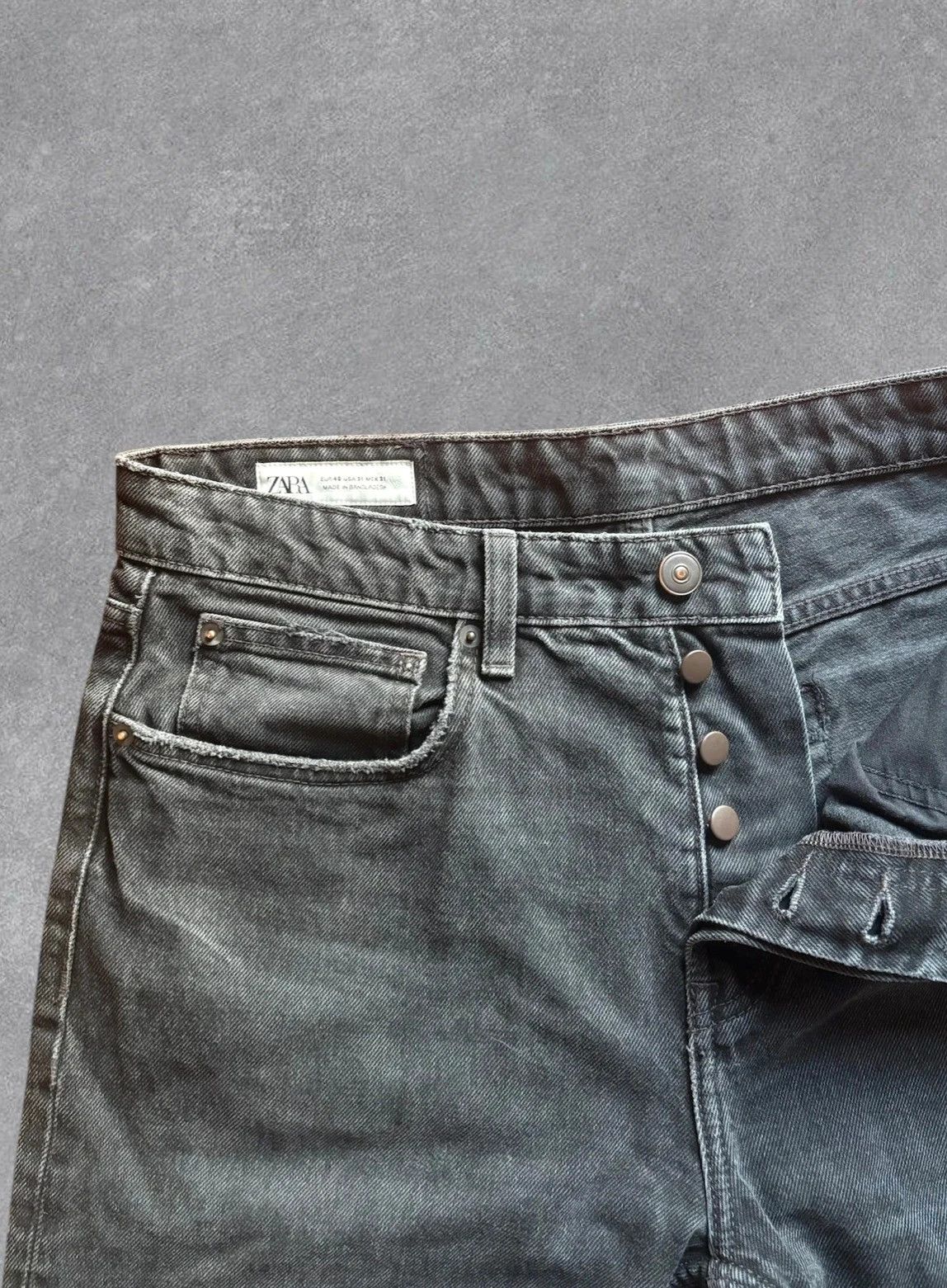 Zara Zara Black Ripped Baggy Jeans Size US 40 / EU 56 - 2 Thumbnail