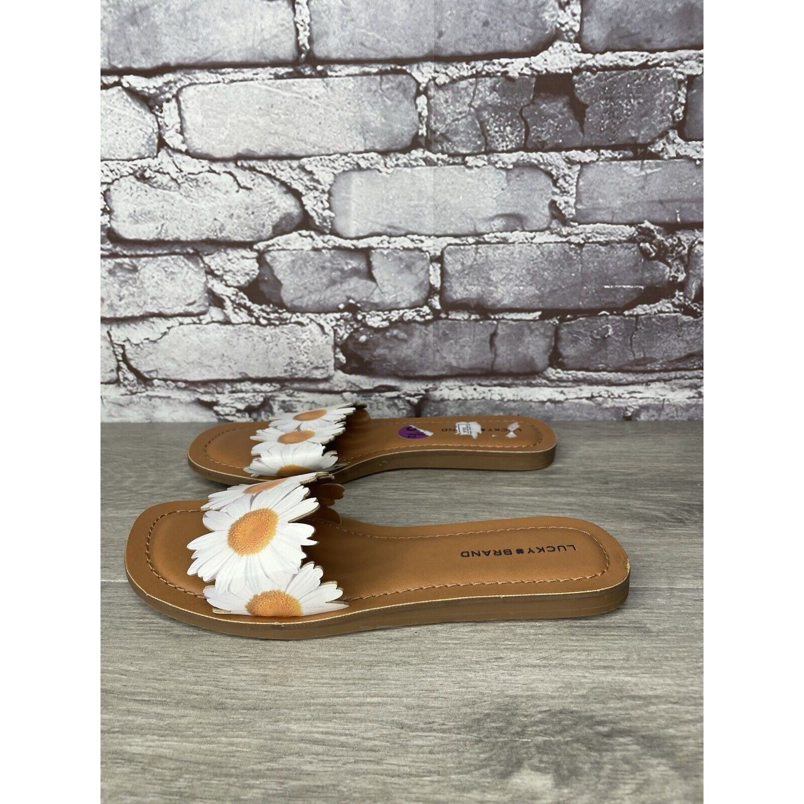 Lucky Brand Lucky Brand Floral Daisy Quiet Luxury Beach Slides Sandals W Size US 6.5 / IT 36.5 - 7 Thumbnail