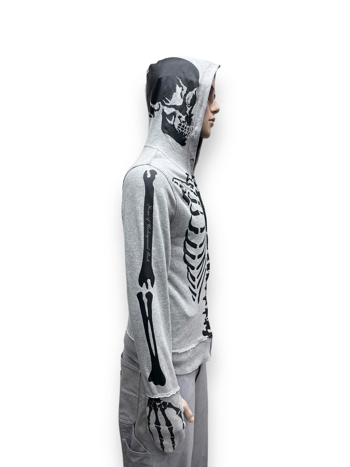Undercover 💀CBGB HOME OF UNDERGROUND ROCK Skeleton Skull Zipper Hoodie Size US S / EU 44-46 / 1 - 5 Thumbnail