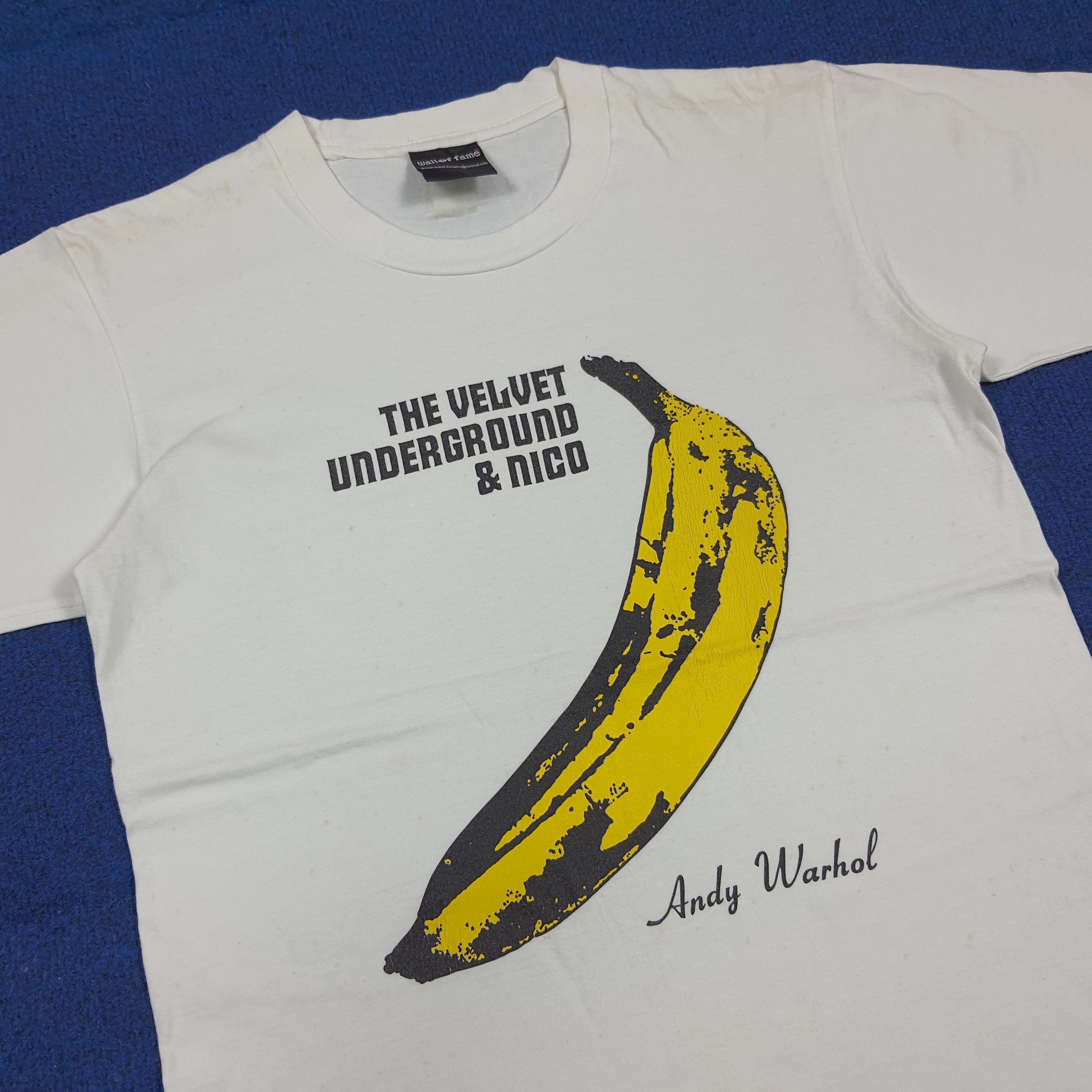 Andy Warhol Vintage 90s Andy Warhol Banana Graphic Tee C294N58 Size US S / EU 44-46 / 1 - 2 Thumbnail