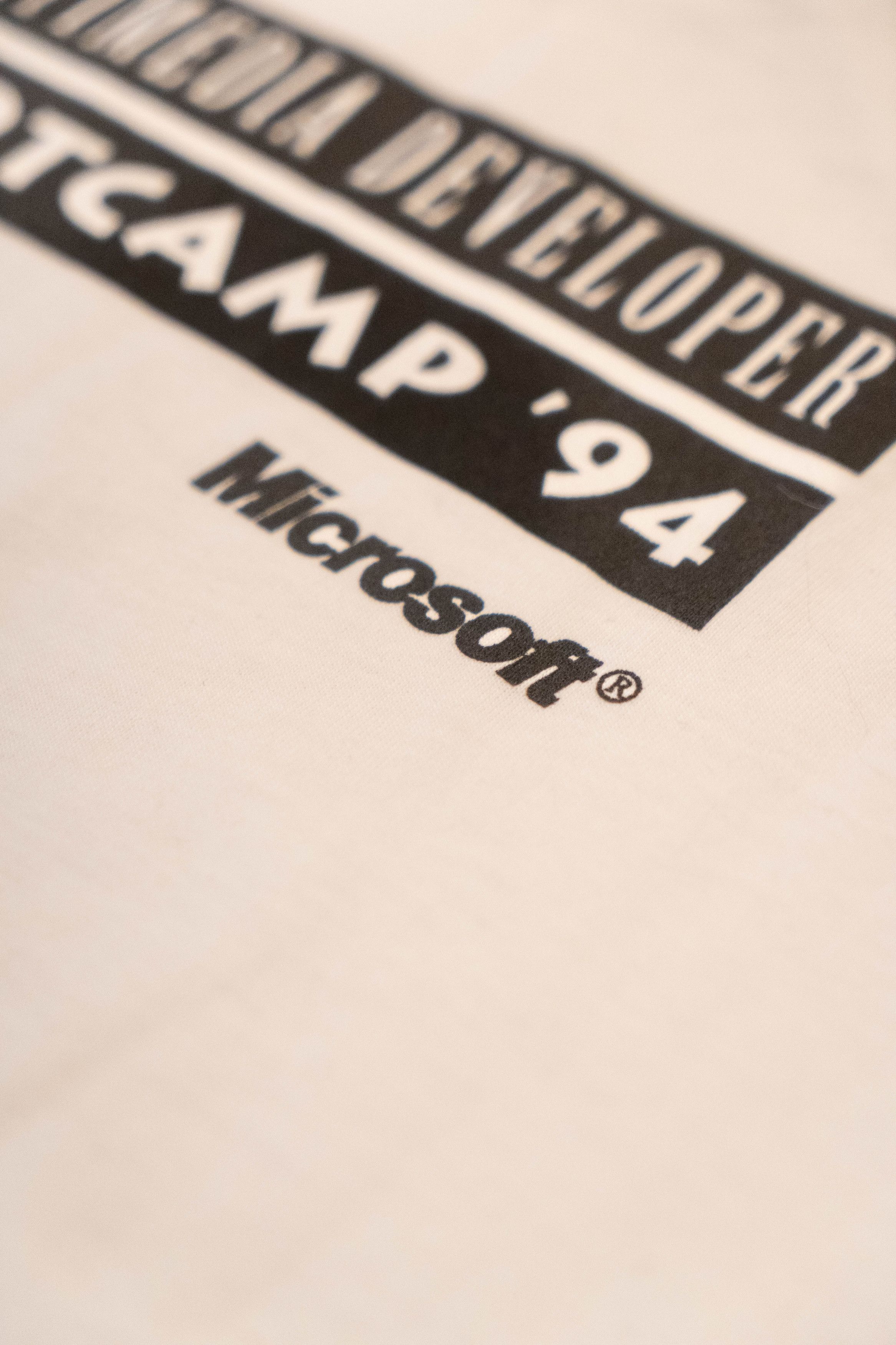 Microsoft × Vintage Microsoft Developer Bootcamp 1994 Vintage T Shirt Size US L / EU 52-54 / 3 - 6 Thumbnail
