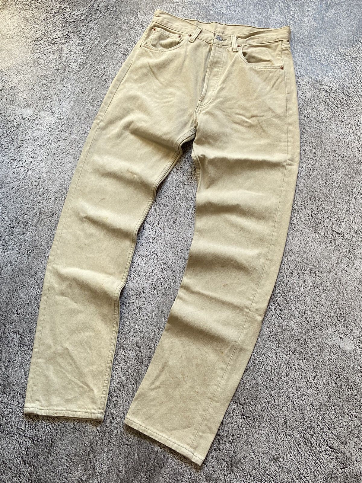 Levi's × Vintage Levi’s Distressed Vintage Denim Pants Made In USA Dirty Faded Size US 32 / EU 48 - 11 Thumbnail